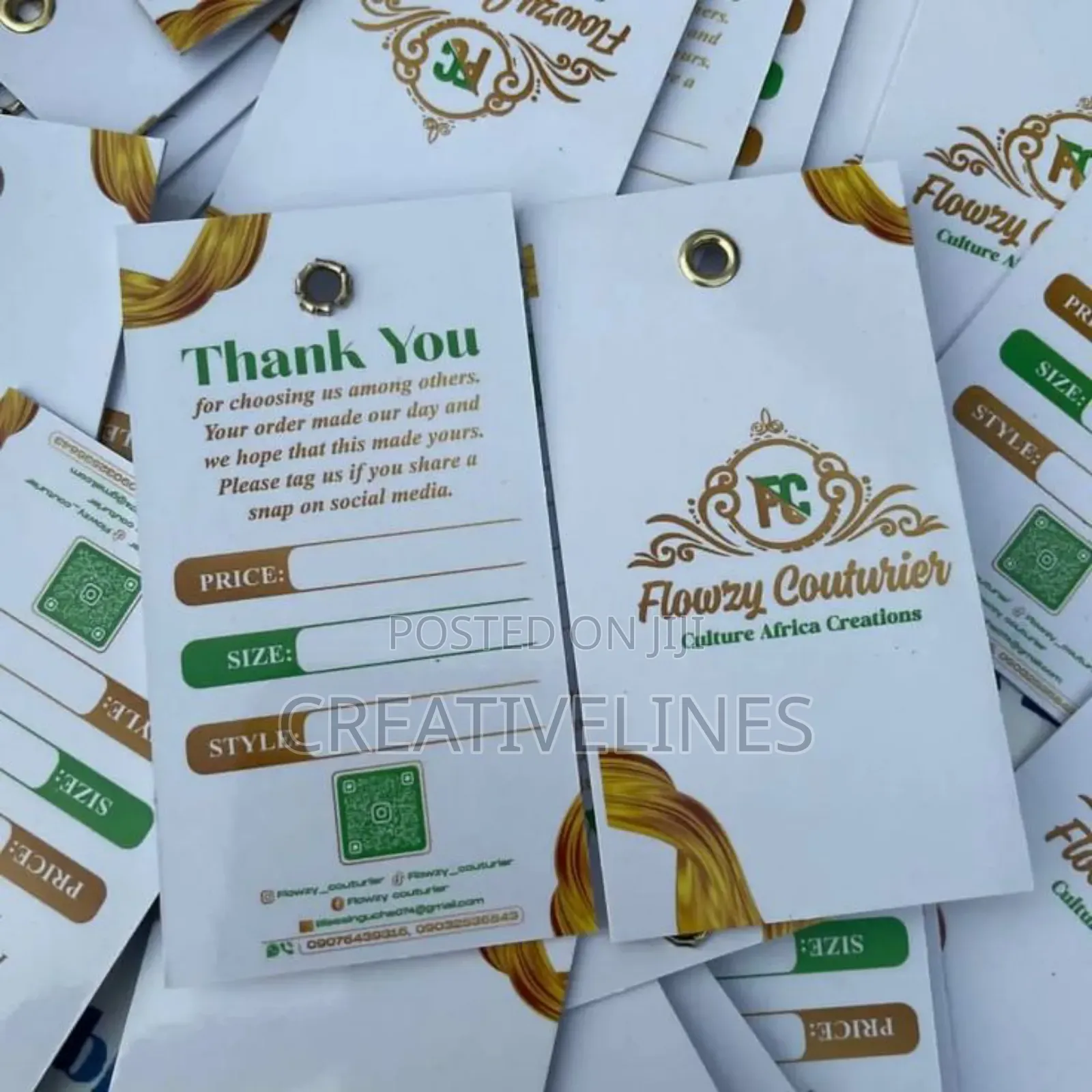 Slim Paper Tags