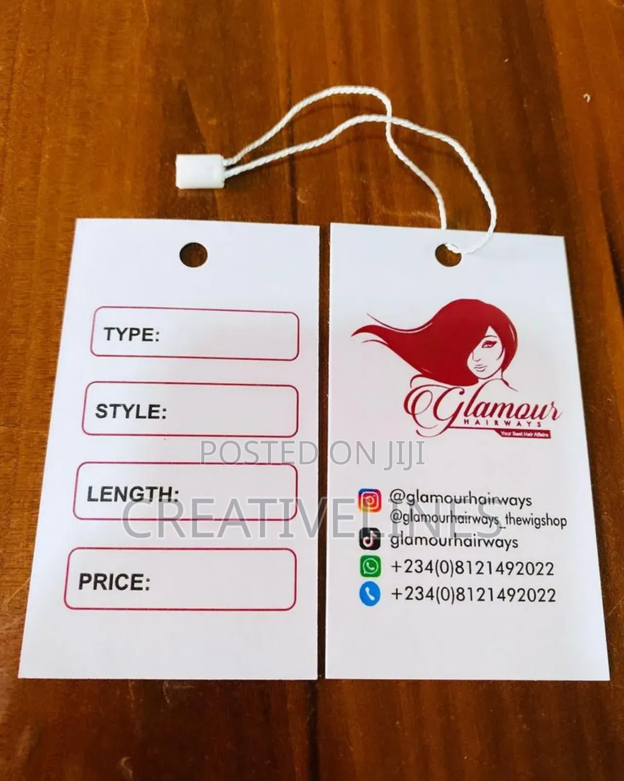 Slim Paper Tags