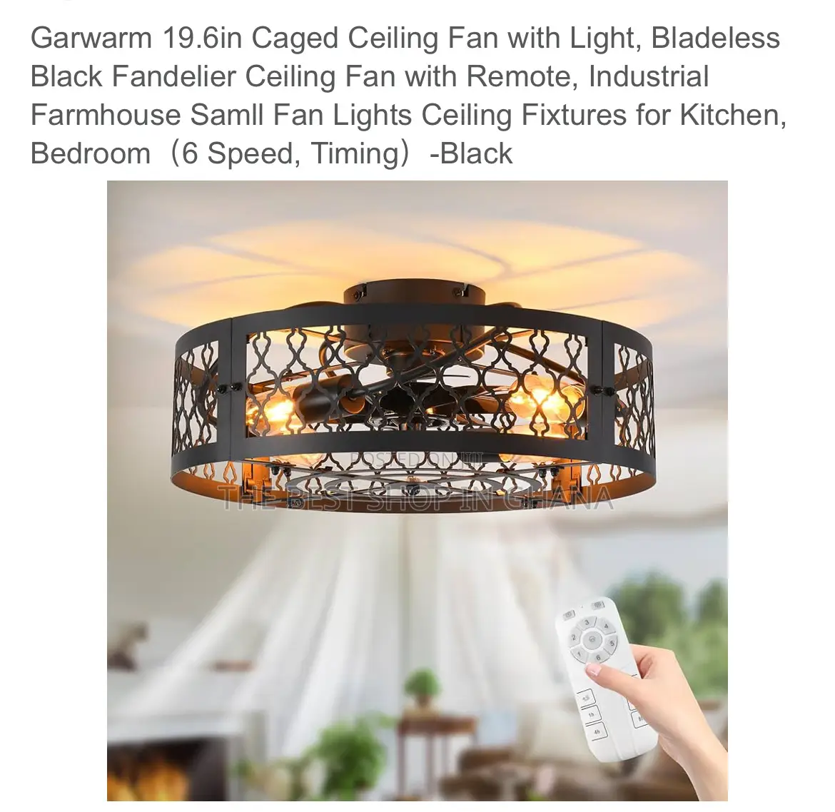 A Very Unique Ceiling Fan With Light Available for Sale , Made in Uk .