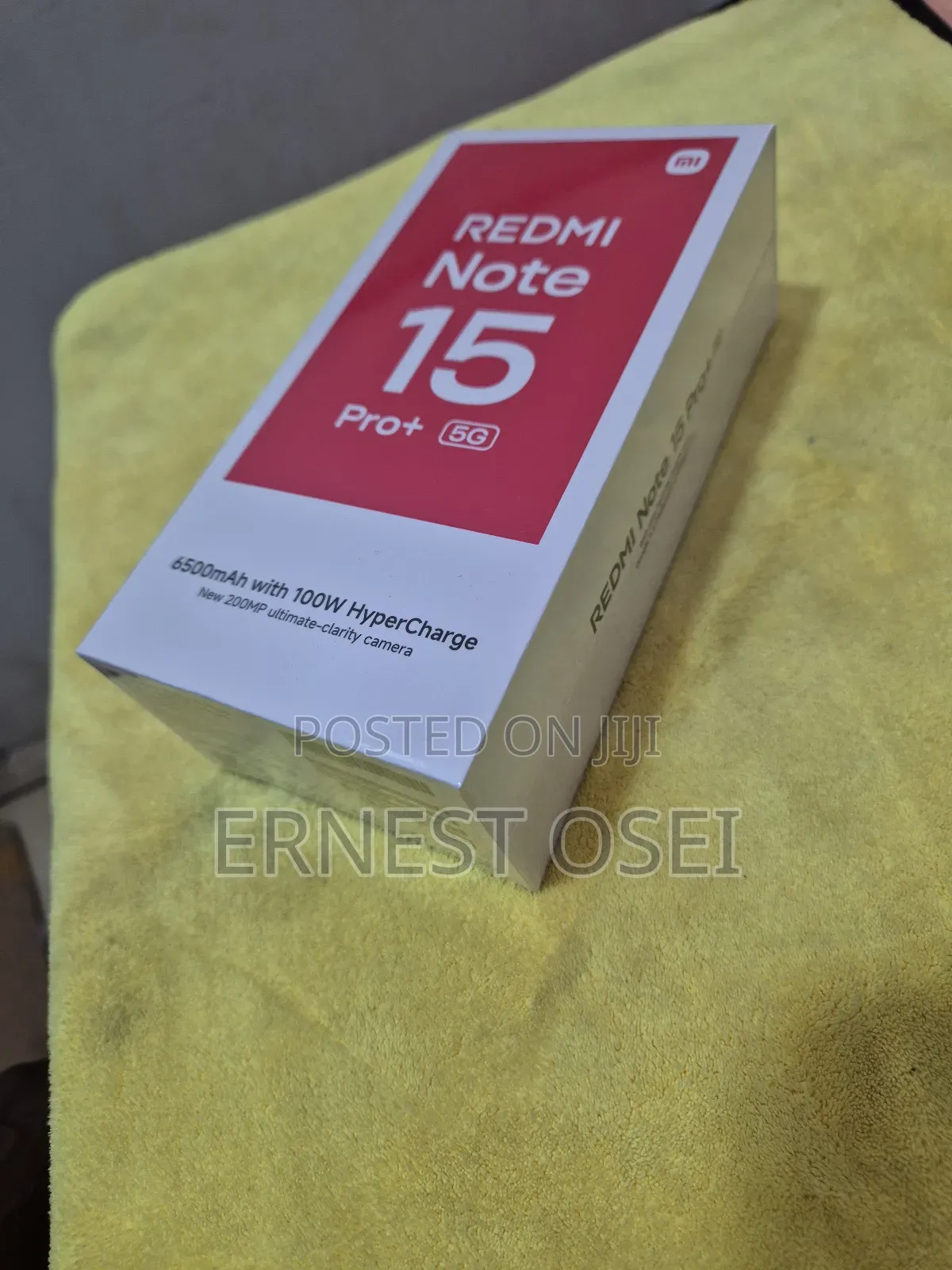 New Xiaomi Redmi Note 15 Pro+ 512 GB Black