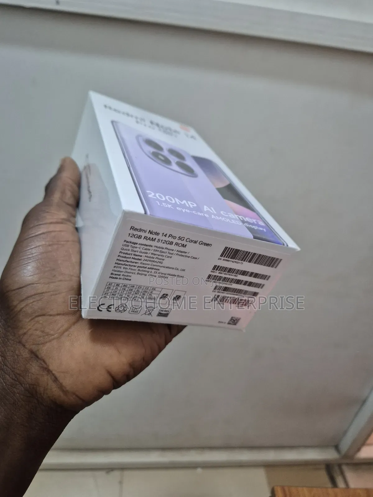 New Xiaomi Redmi Note 14 Pro 5G 512 GB Black