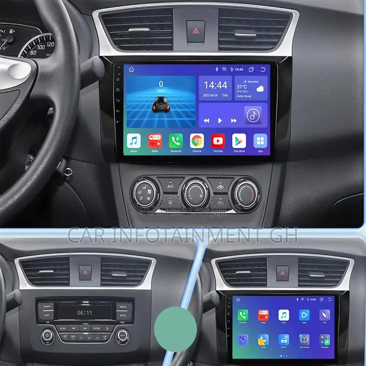 Brand New Android Car Screen For Nissan Sentra 2013 To 2019