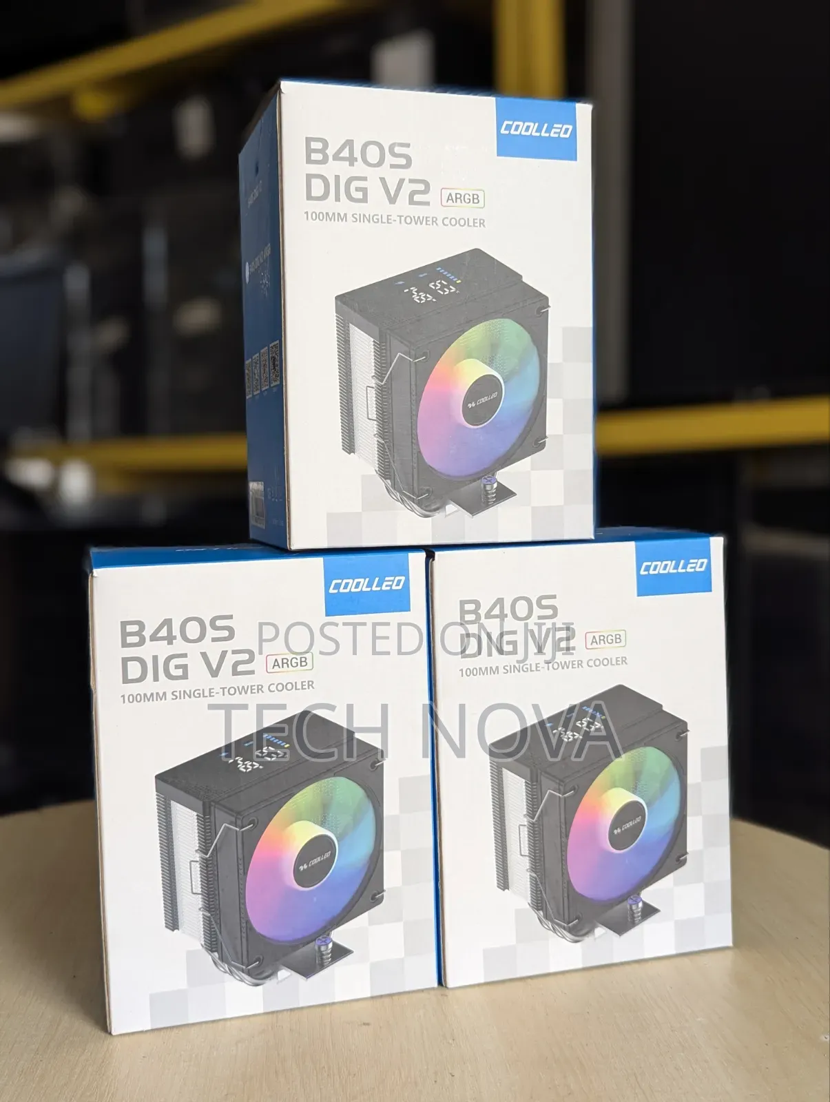 Coolleo B40s Dig V2 Argb Air Cooler for Intel and Amd