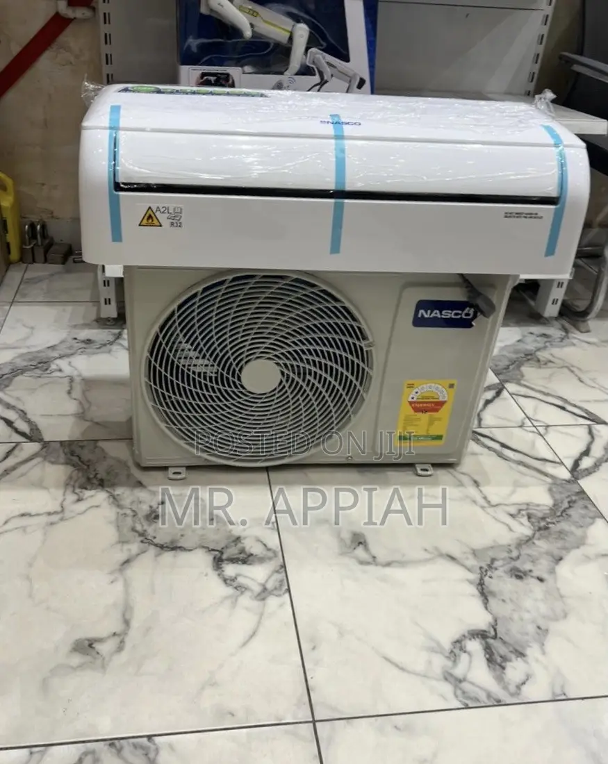 Get Fantastic Nasco 1.5hp Air Conditioner(R410 Gas)White Remote 