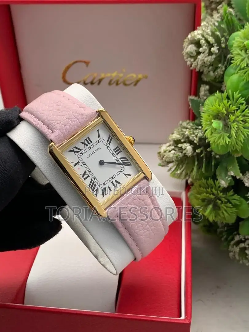 Cartier Ladies Leather Watch