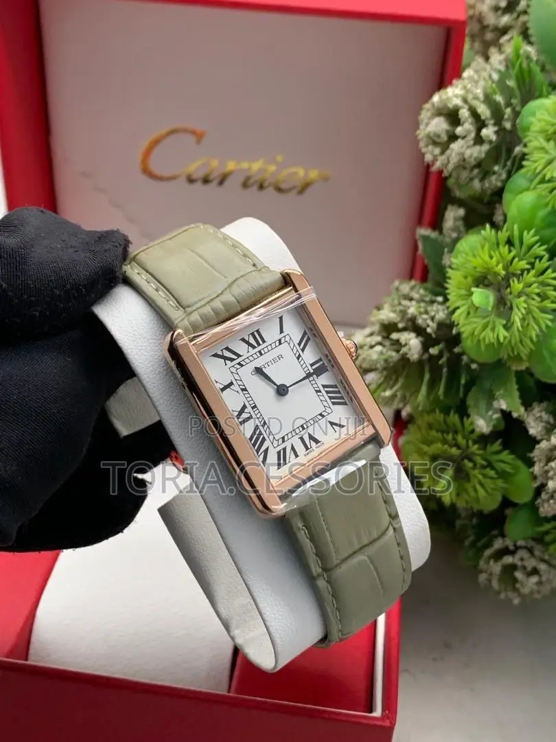 Cartier Ladies Leather Watch