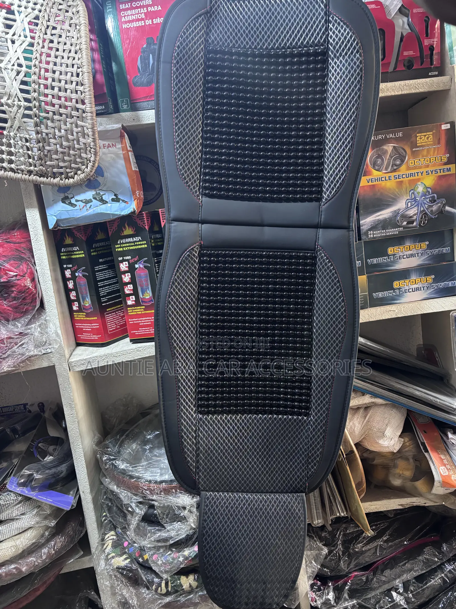Seat Support With Black Beads