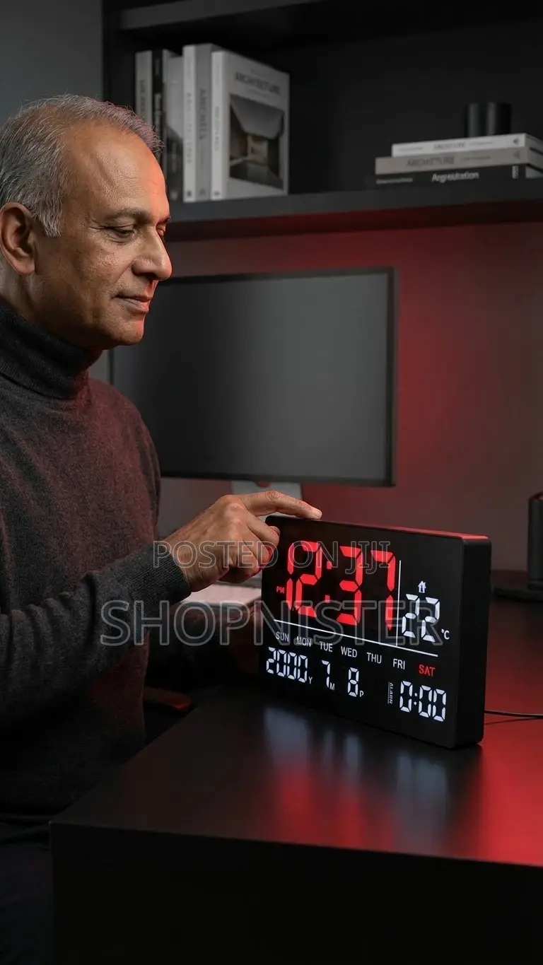 Modern Large Led Digital Wall Clock