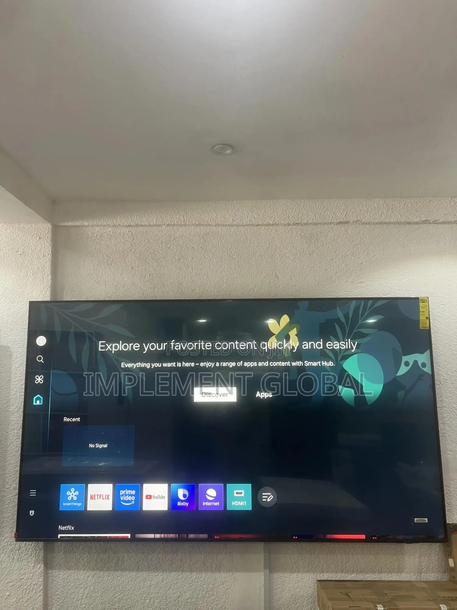 85” Uhd Samsung TV
