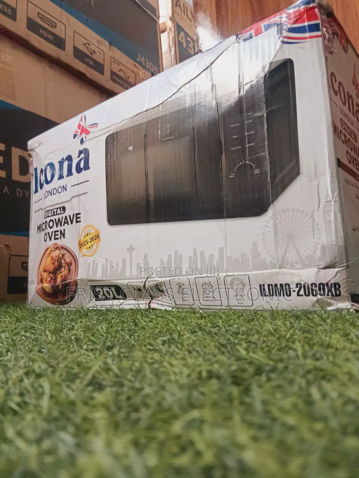 Icona Black Microwave, Microwave That Enhances Your Space