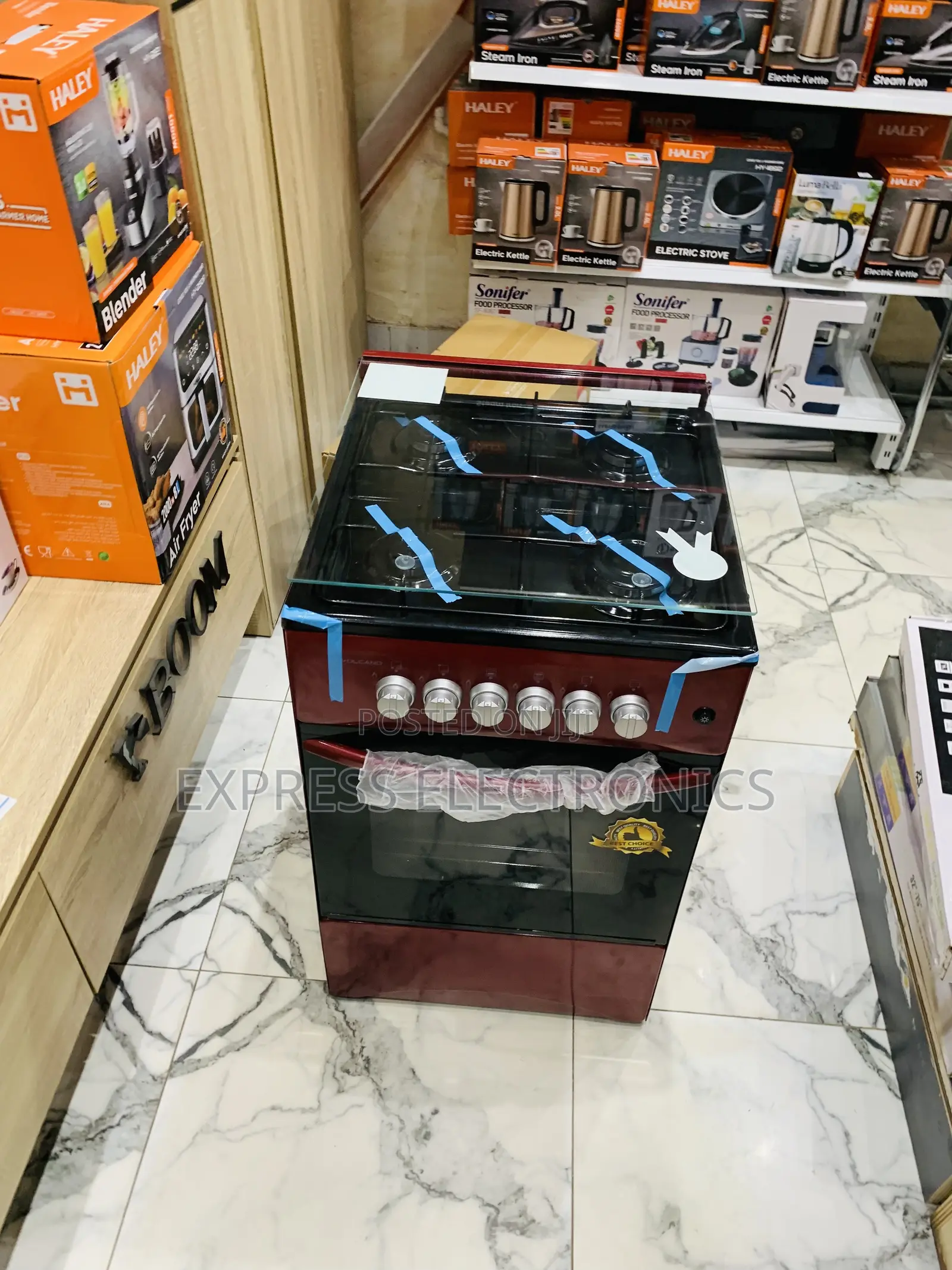 Ultra Modern Volcano 4burner Gas Cooker 50/50