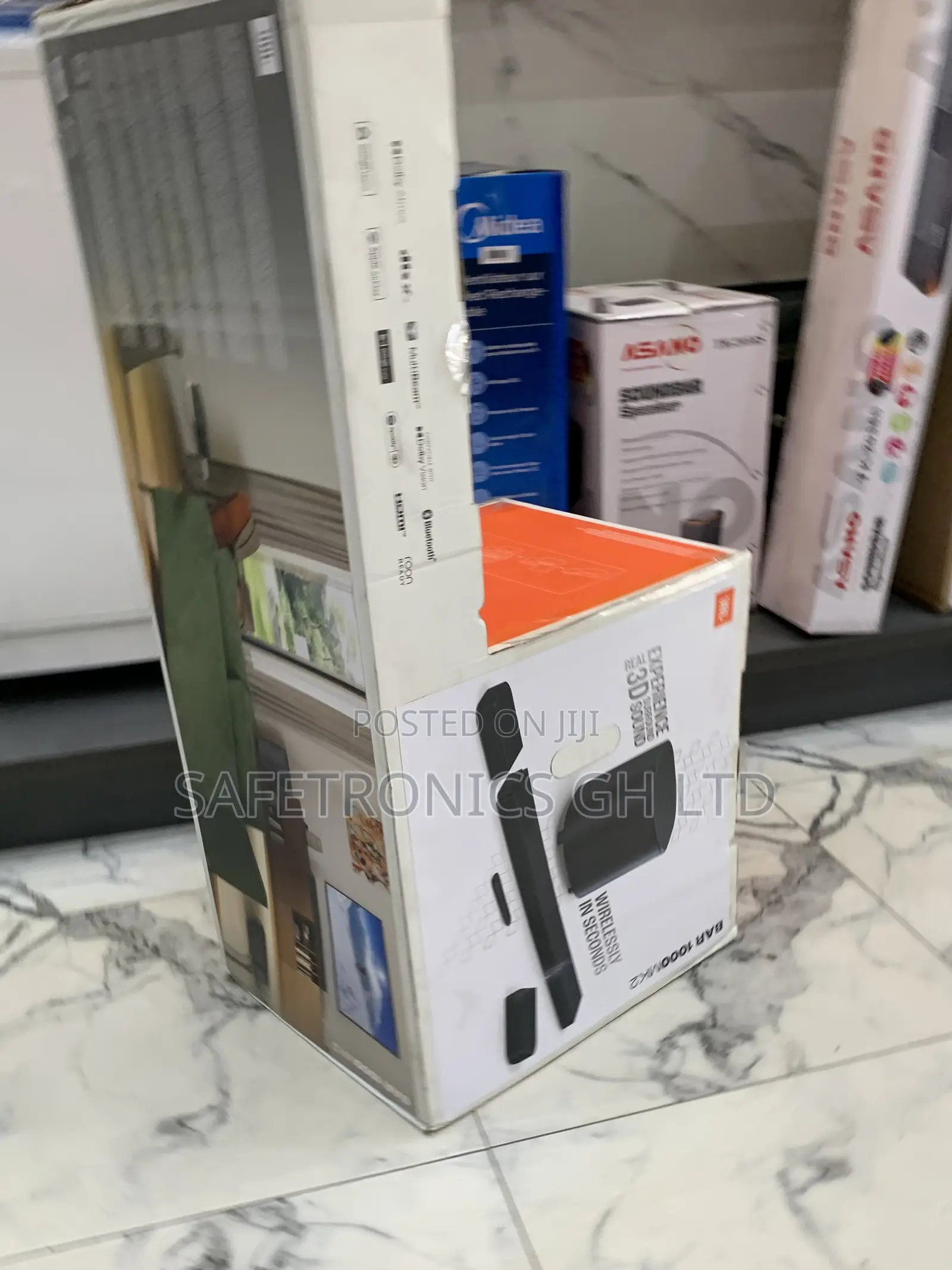 Newest Update JBL Bar 1000 Mk2 High-Performance 7.1.4-Ch Soundbar P