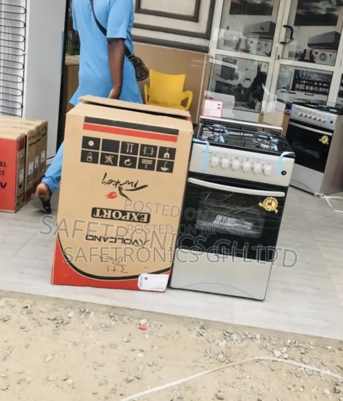 Extremely New Volcano 50x50 4 Gas Oven Grill Grey Cooker