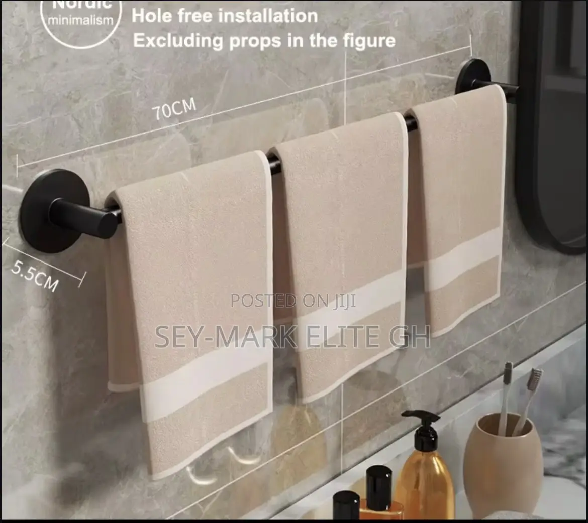 Single Bar Metallic Towel Hanger