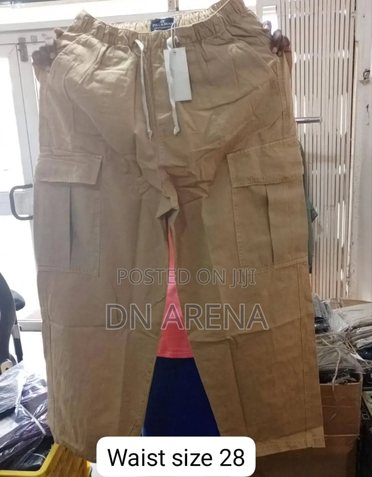 Unisex Cargo Jeans Trousers