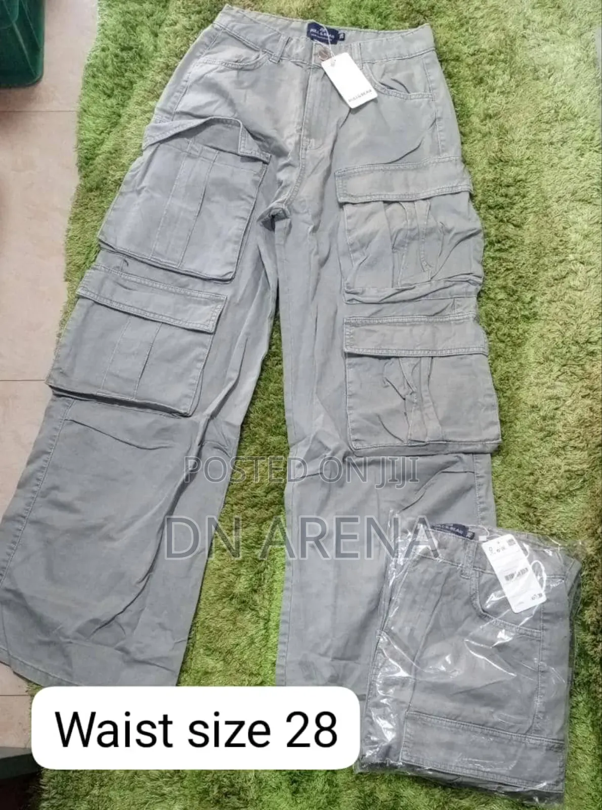 Unisex Cargo Jeans Trousers