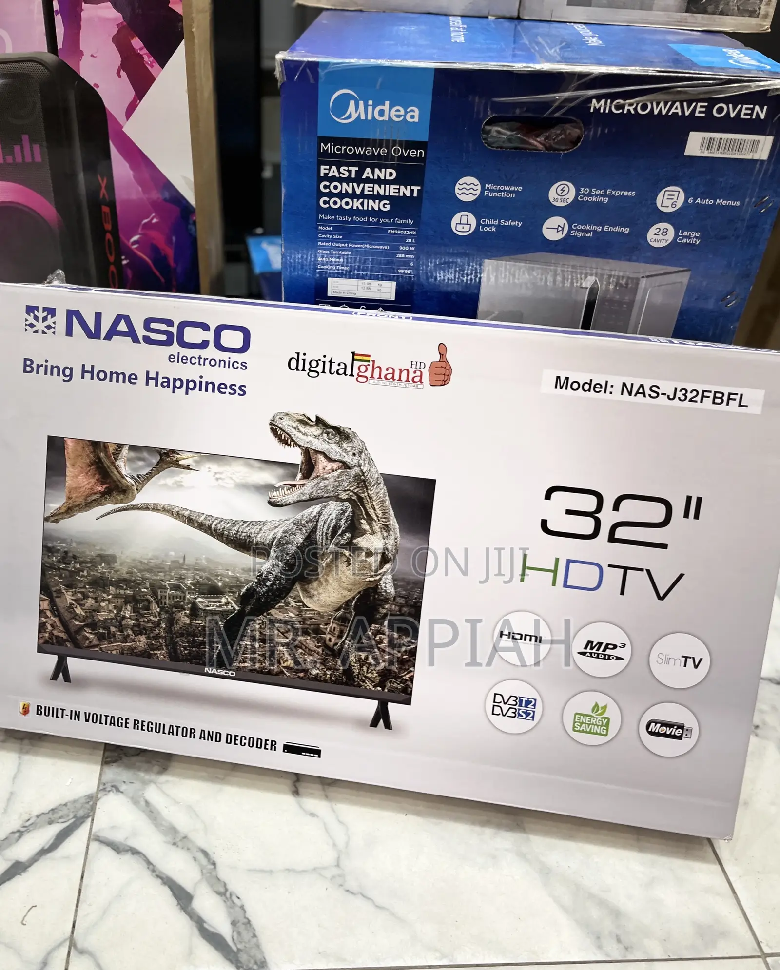 Choose Adorable Nasco 32” Led Digital Satellite Tv(Black)2024 Model