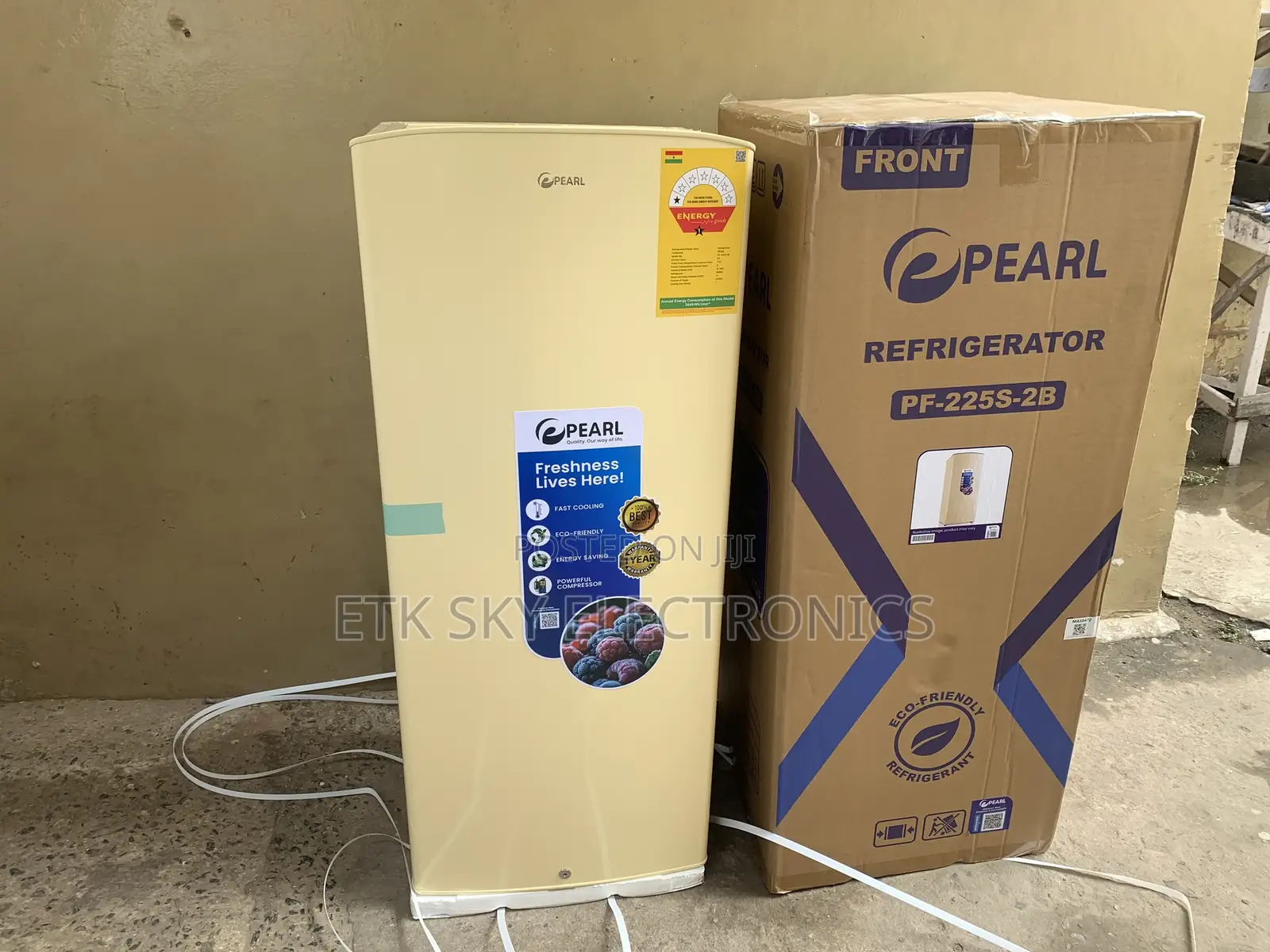 Pearl 176liters Single Door Fridge