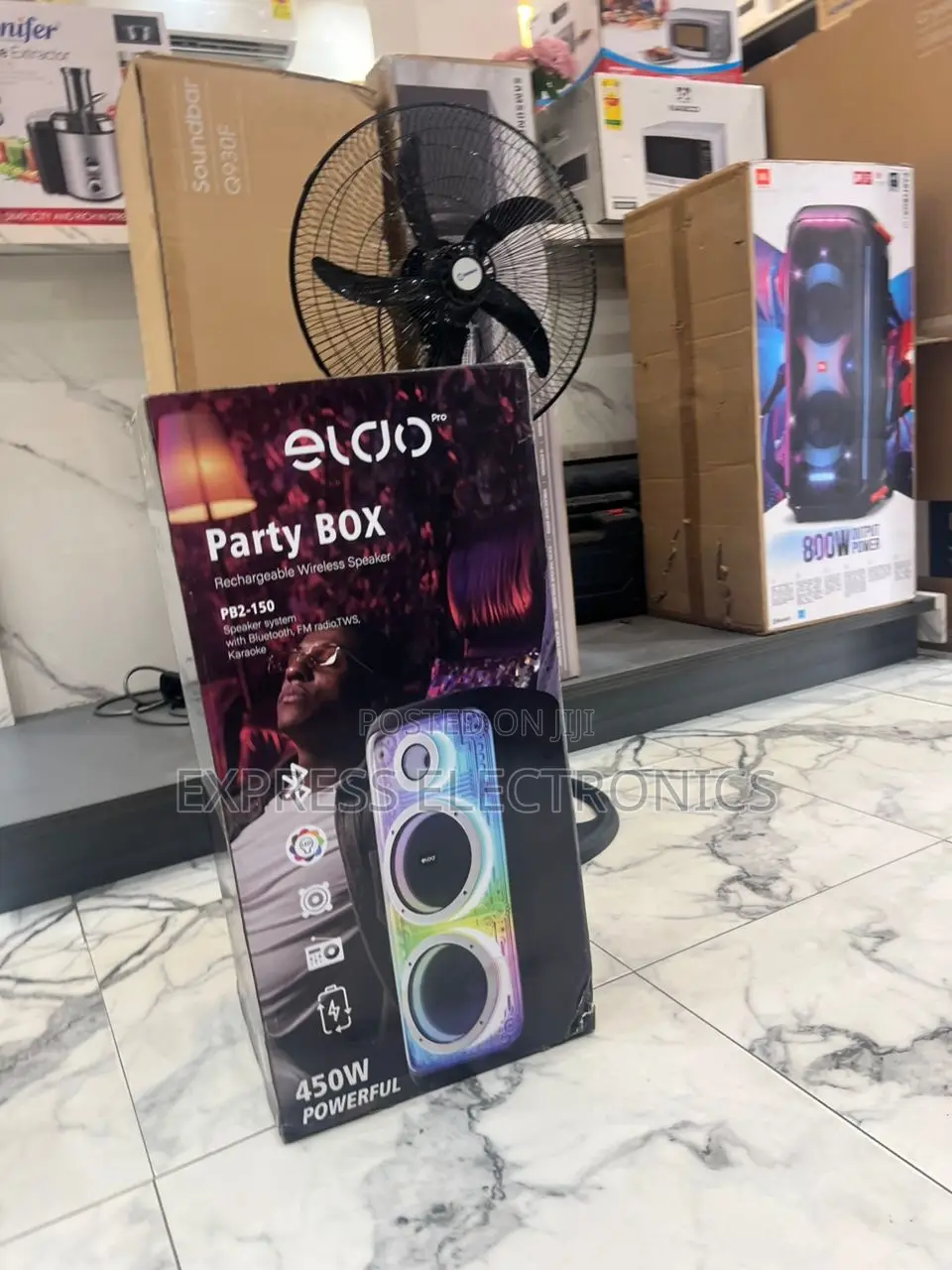 Limited Stock Eldo Pb2-150 Double 8"Bluetooth Speaker
