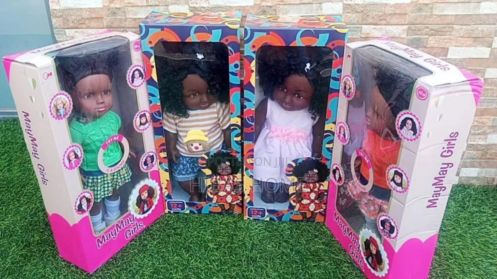 African Black Doll 35cm Baby Doll