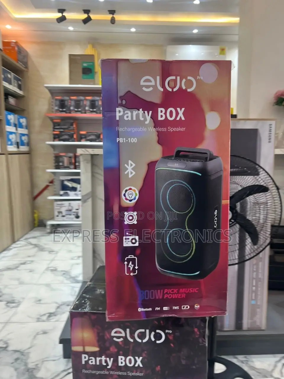 Shop Fro Us the New Eldo Pb1-100 Double 6,5"Bluetooth Speaker