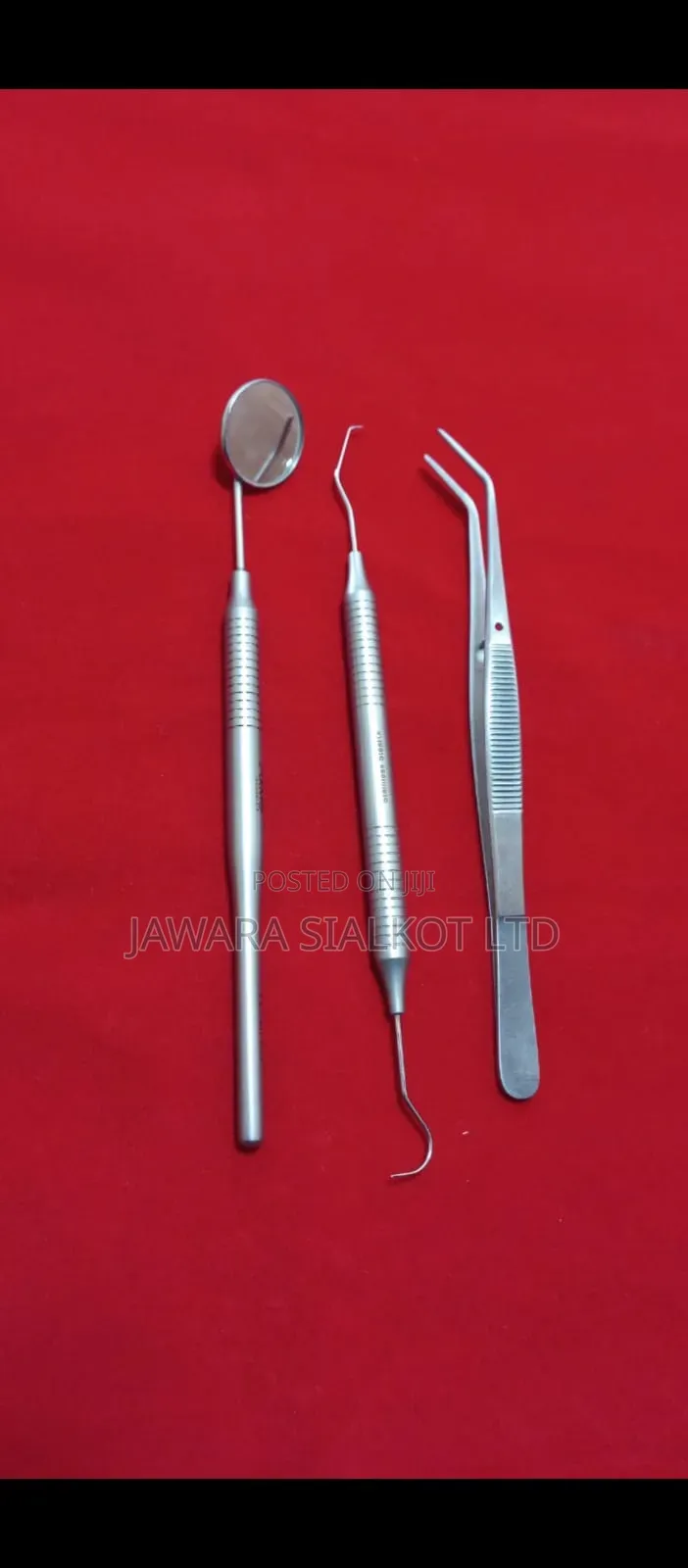 Dental Examination Kit 3 Pieces Stainless Steel