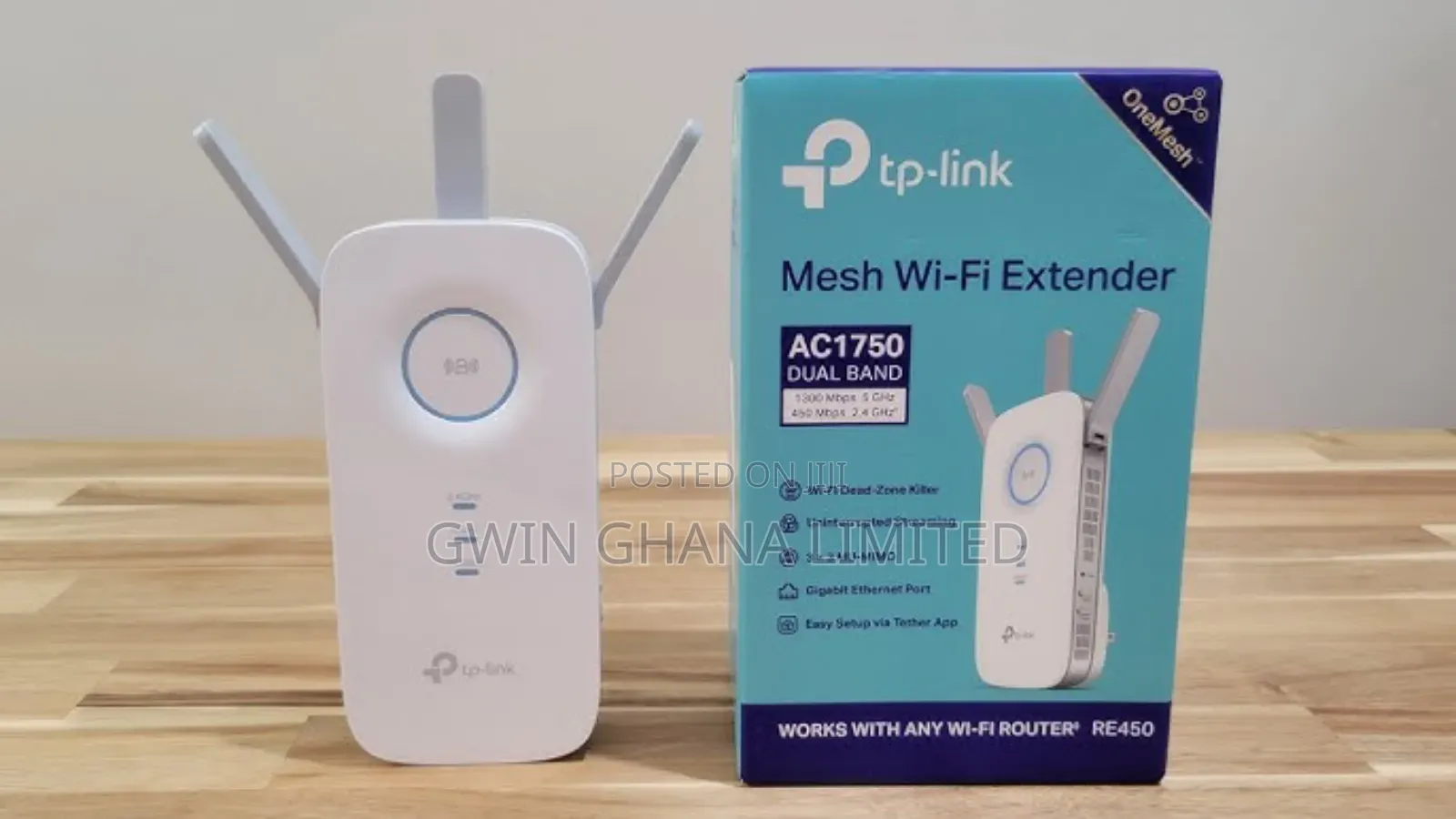 Tp Link Re450 Ac1750 Dual Band Wifi Extender
