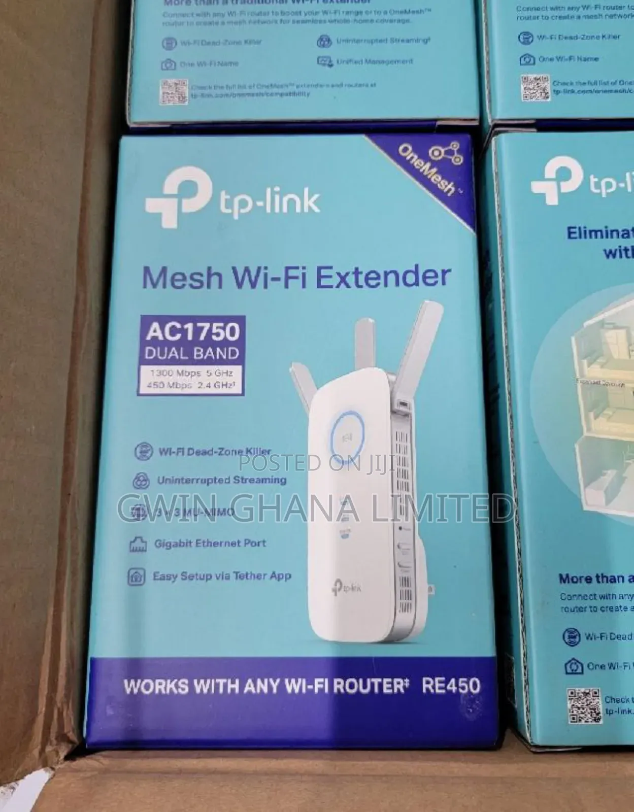 Tp Link Re450 Ac1750 Dual Band Wifi Extender