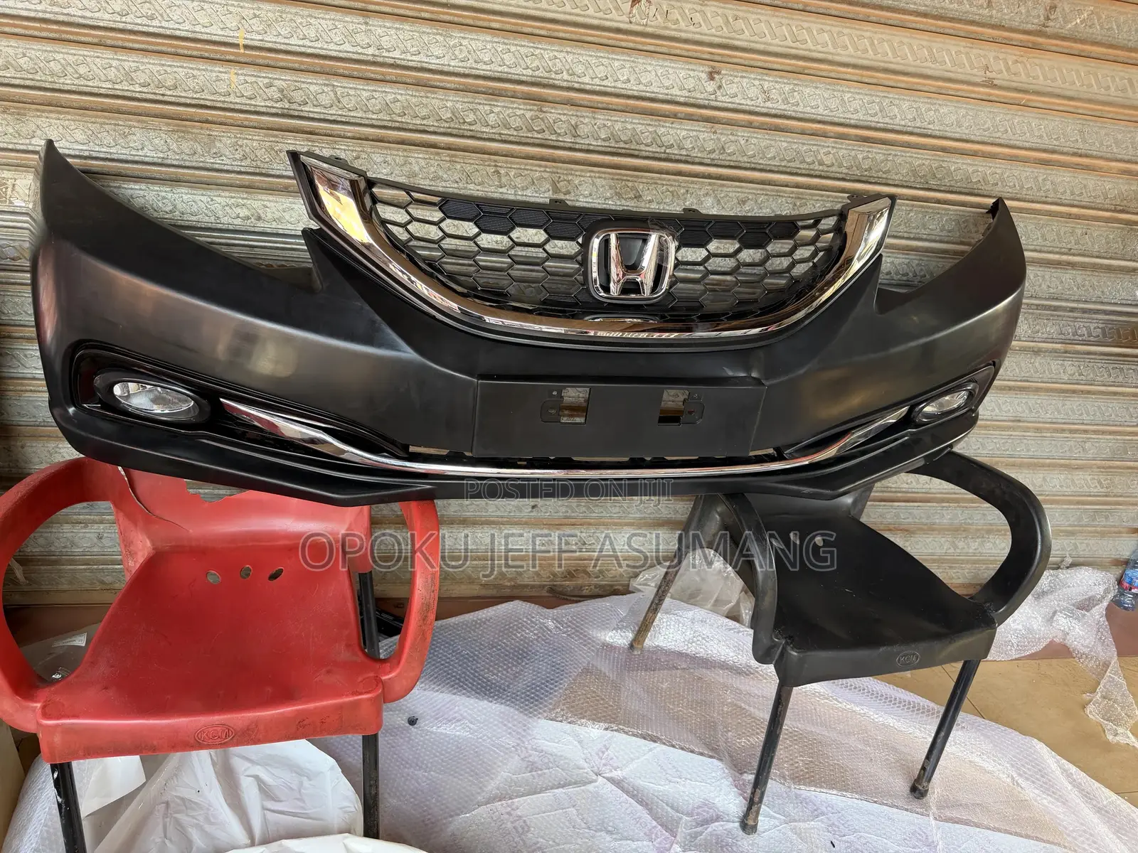 Honda Civic 2013 - 2015 Front Bumper Complete With Emblem