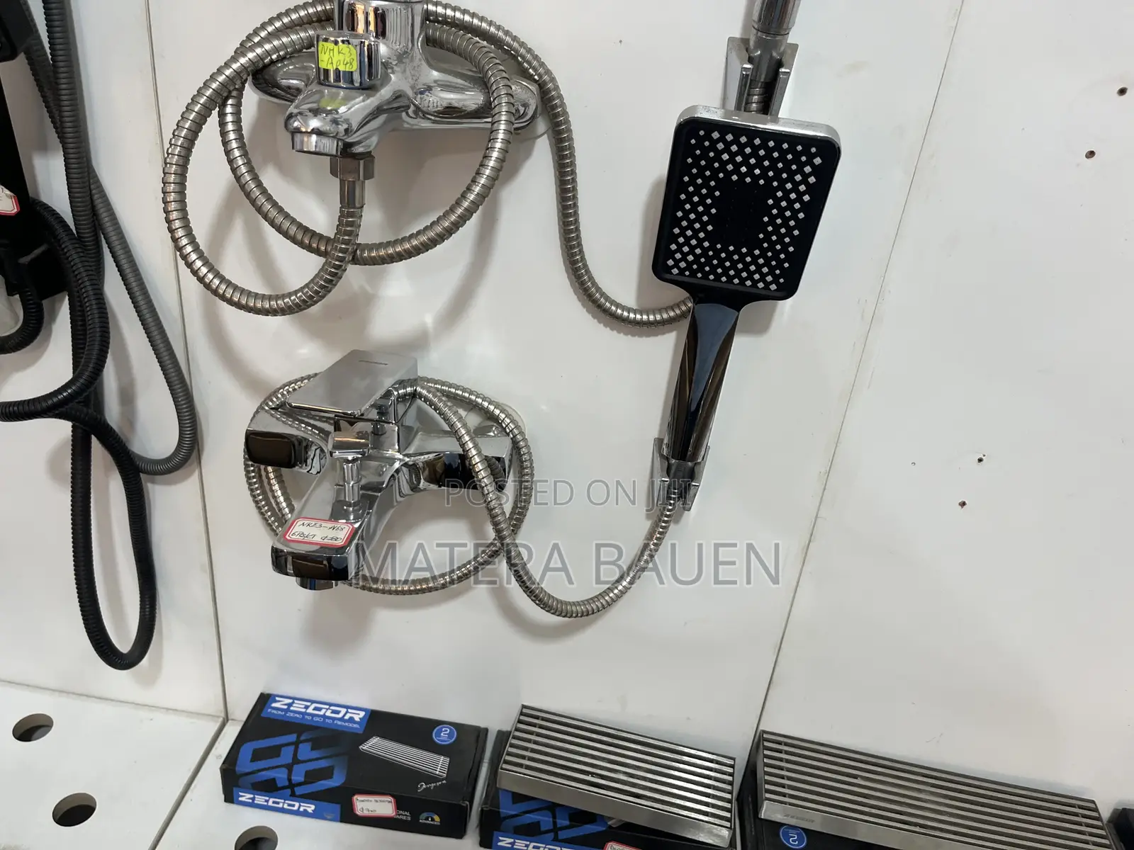 2 in 1 Bath Tap/ Mixer Tap Silver Colour