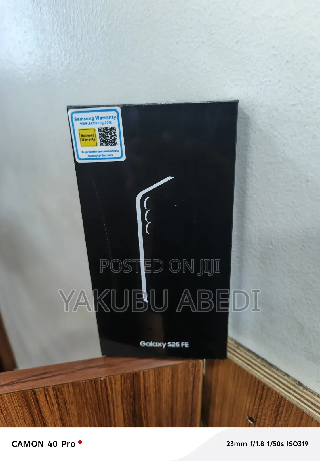 New Samsung Galaxy S25 FE 128 GB Black