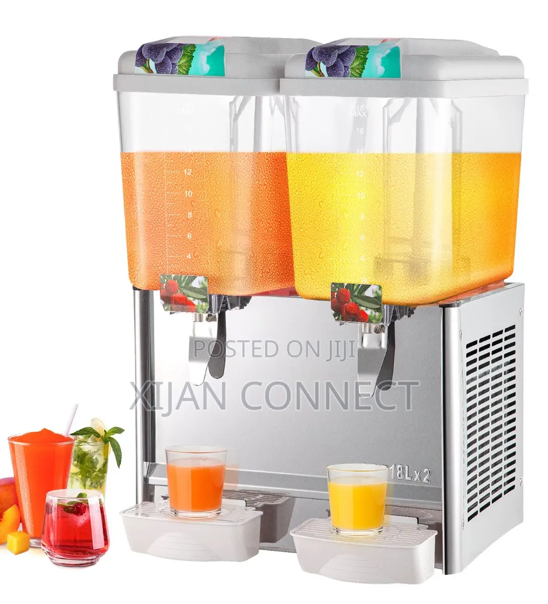 Double / 2-Tank Commercial Juice Dispenser