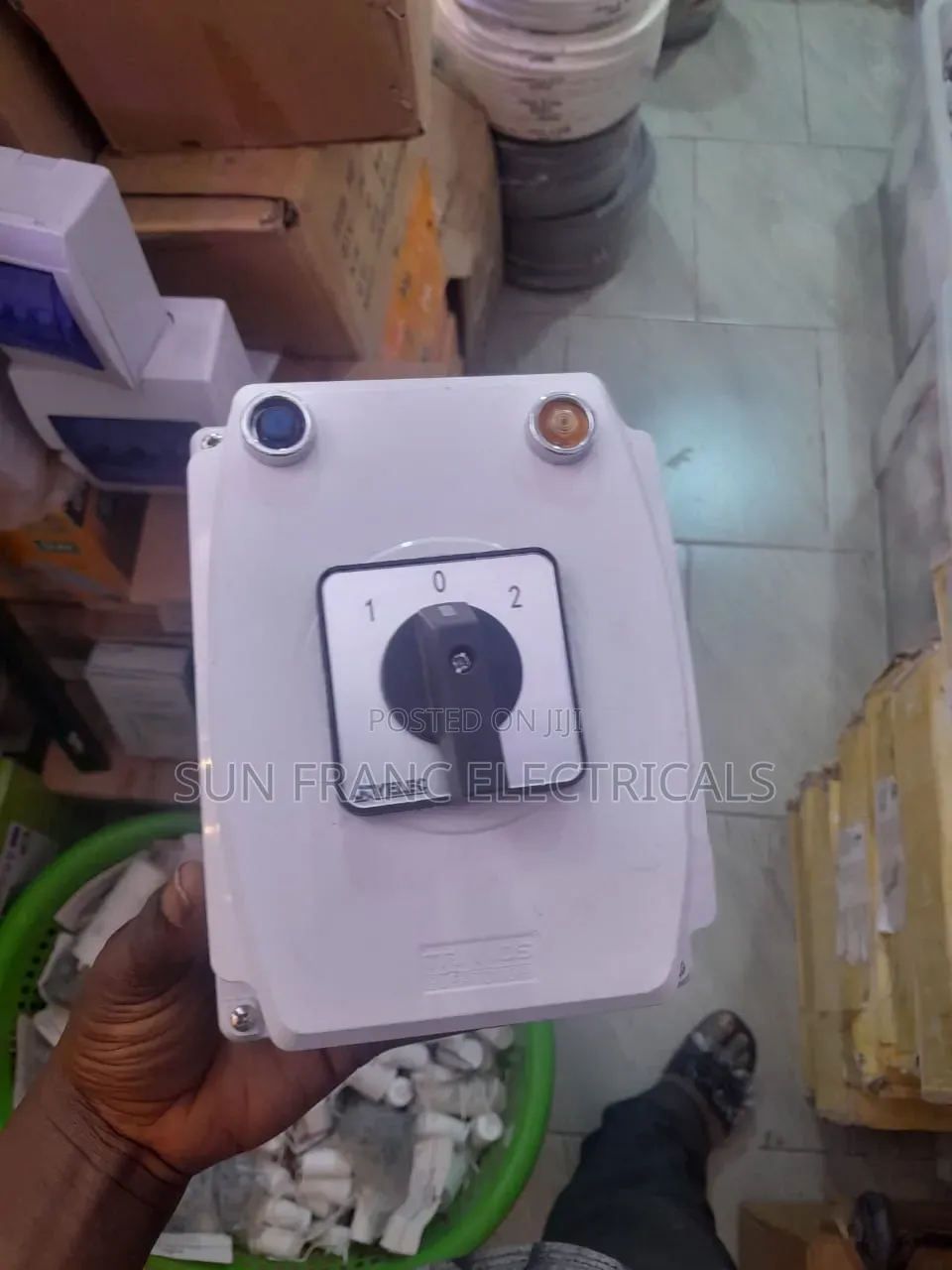 Rotary Changeover Switch 1-0-2