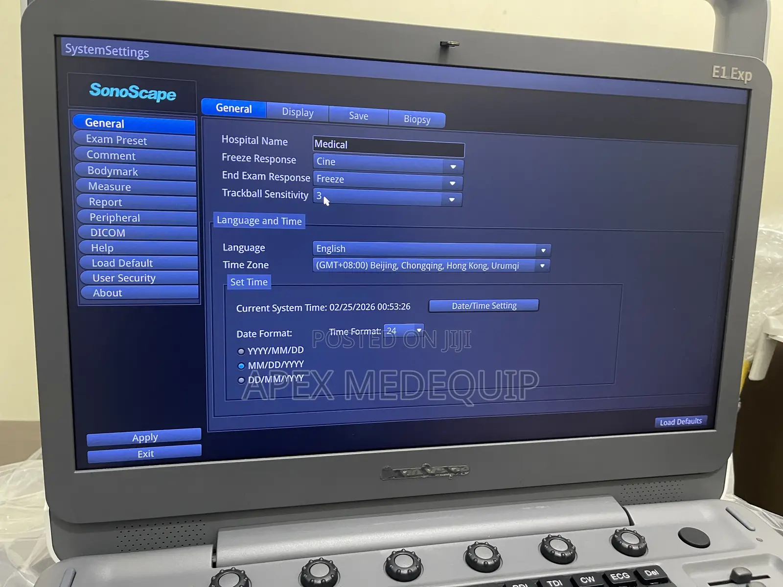 Sonoscape E1 Exp Doppler Ultrasound Machine