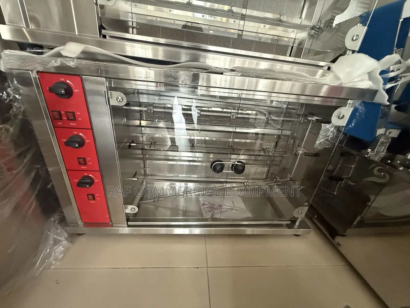 Commercial Gas 3 Layer Chicken Rotisserie
