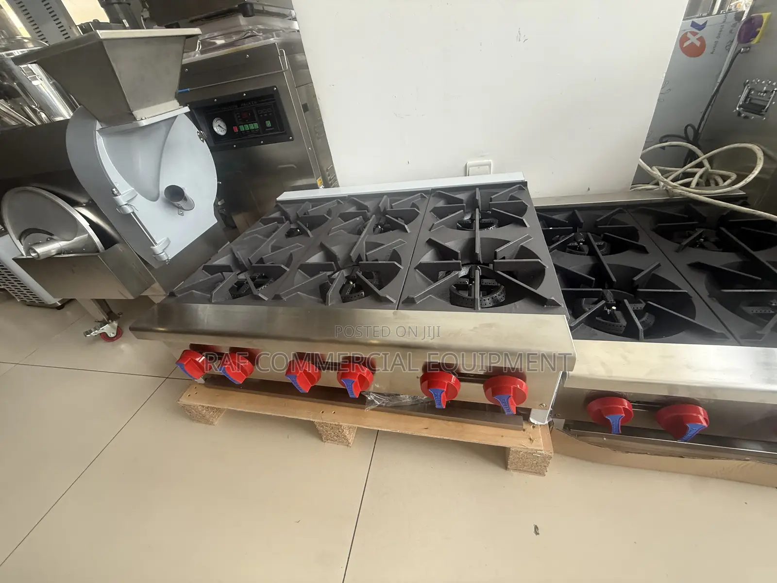 Commercial 6 Burner Gas Stove Cooler Tabletop