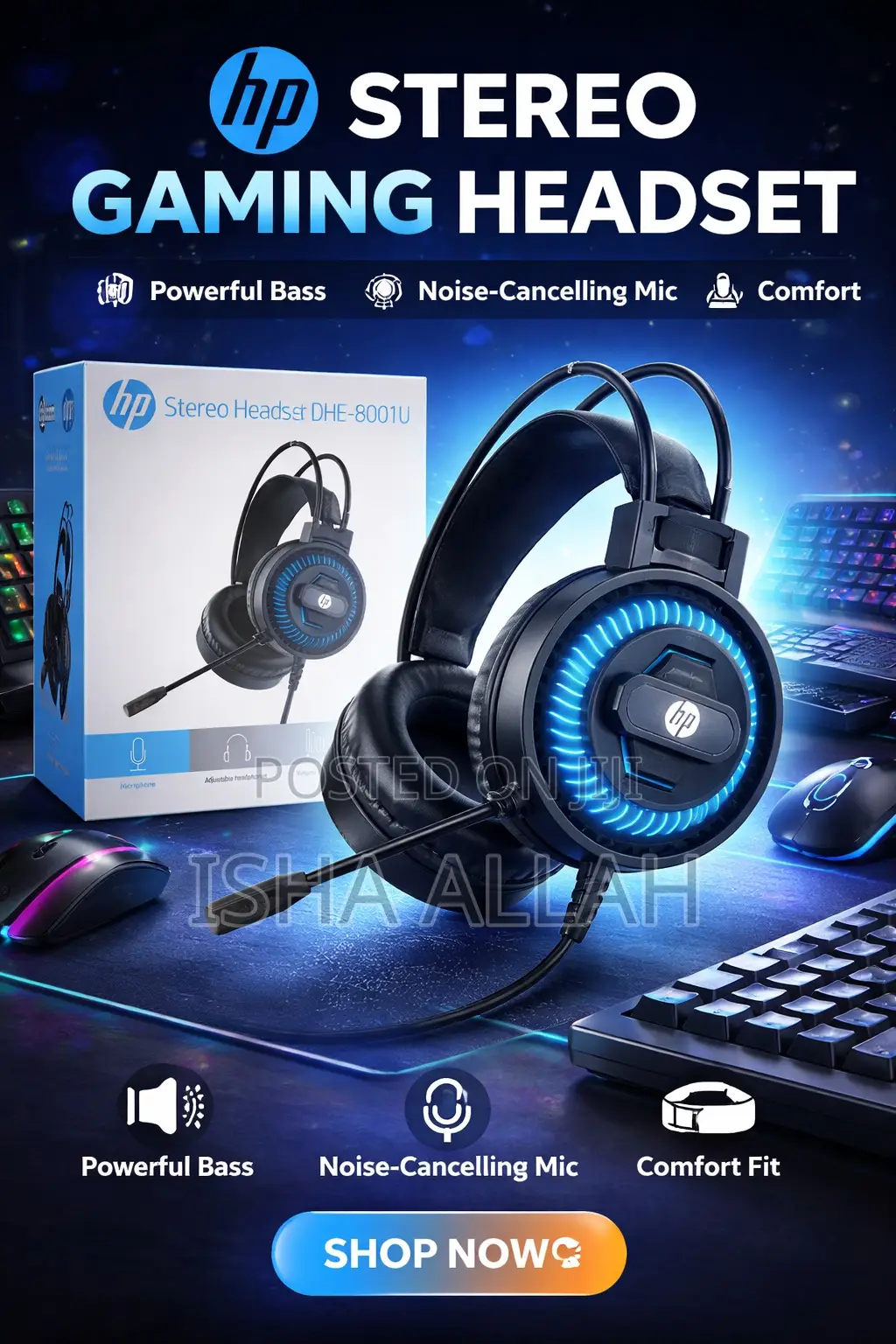 Hp Sonicstrike Gaming Headset