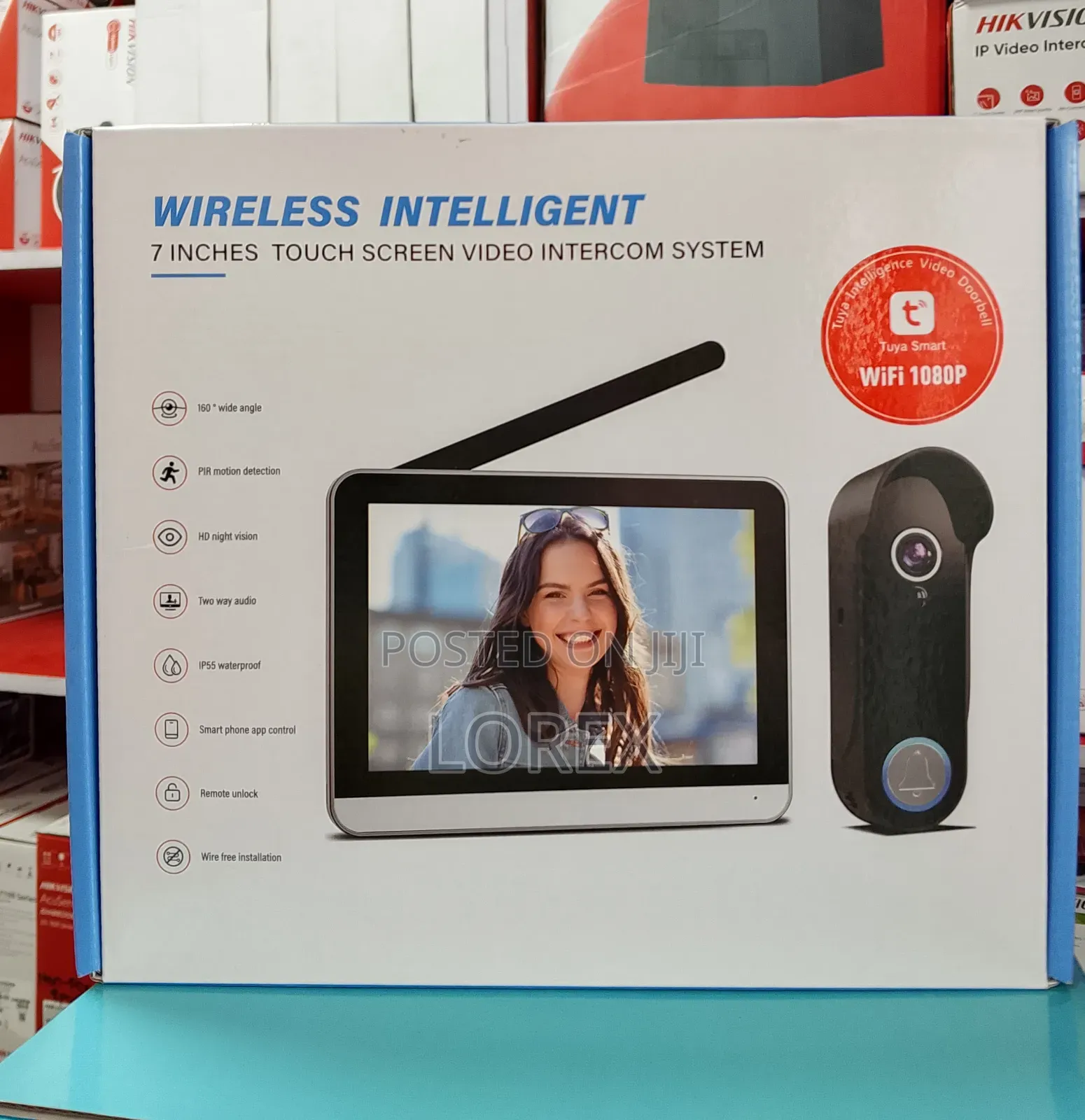 Wireless Wifi Video Doorbell Intercom 7inch 2mp Tuya Smart App