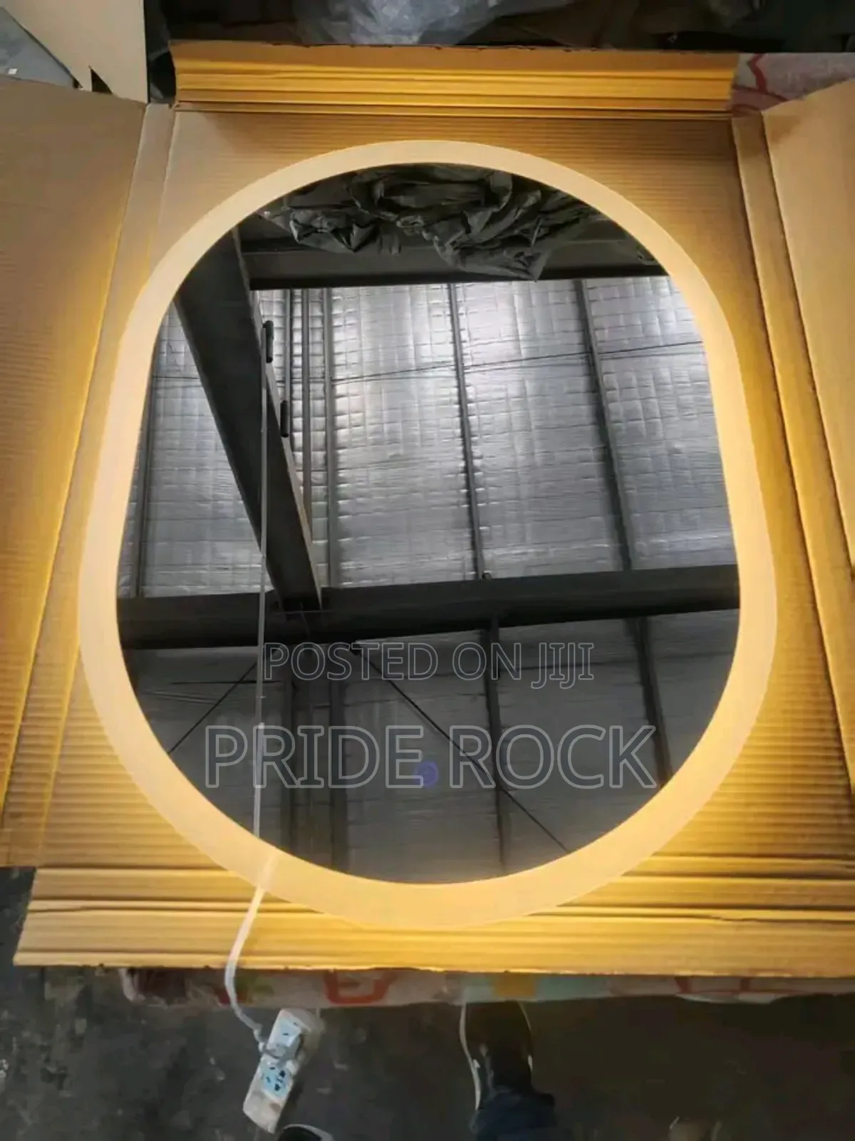 Led Oval Mirror , Multifunctional