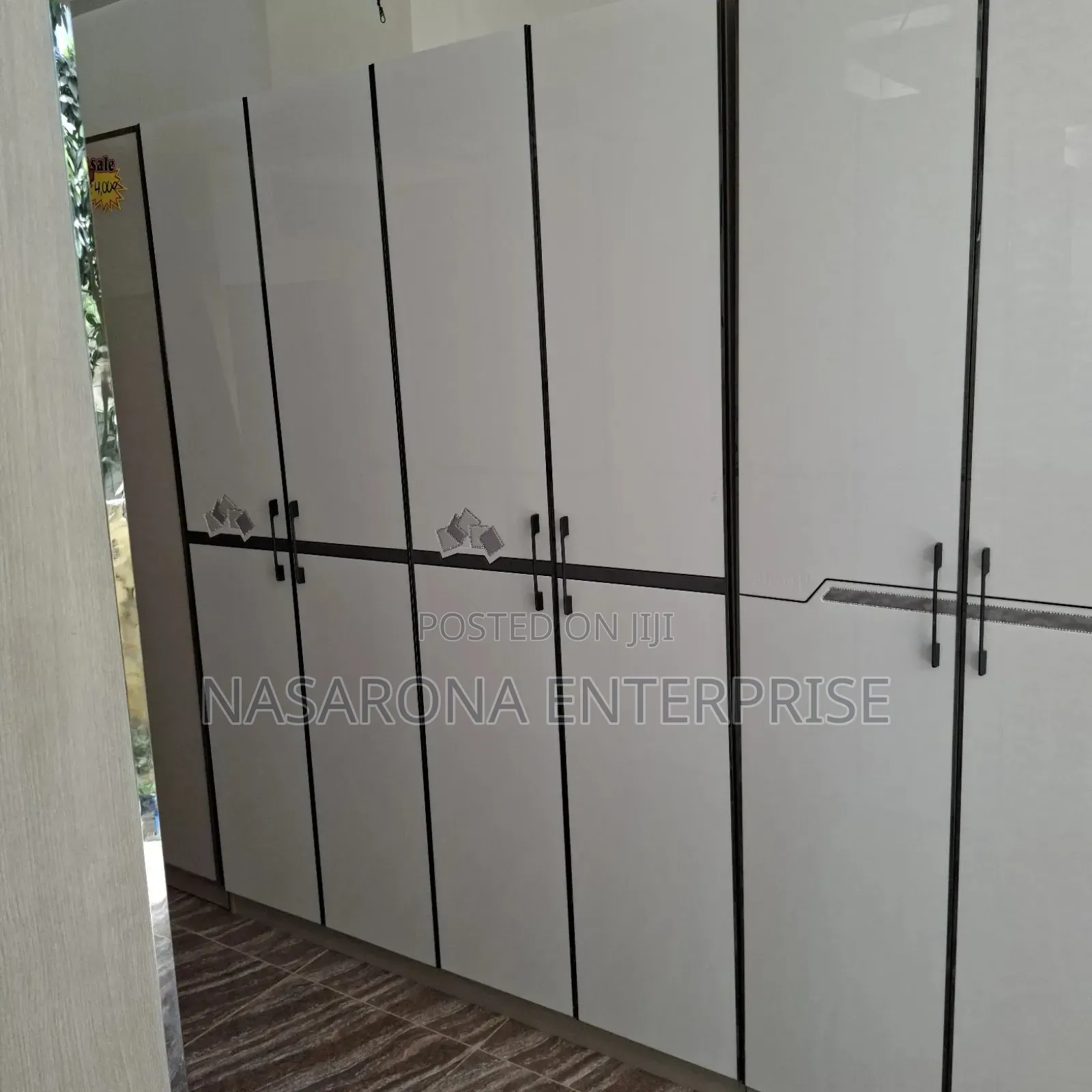High Gloss 4 Door Double Wardrobe 160x55x220cm Kmo4-B-9