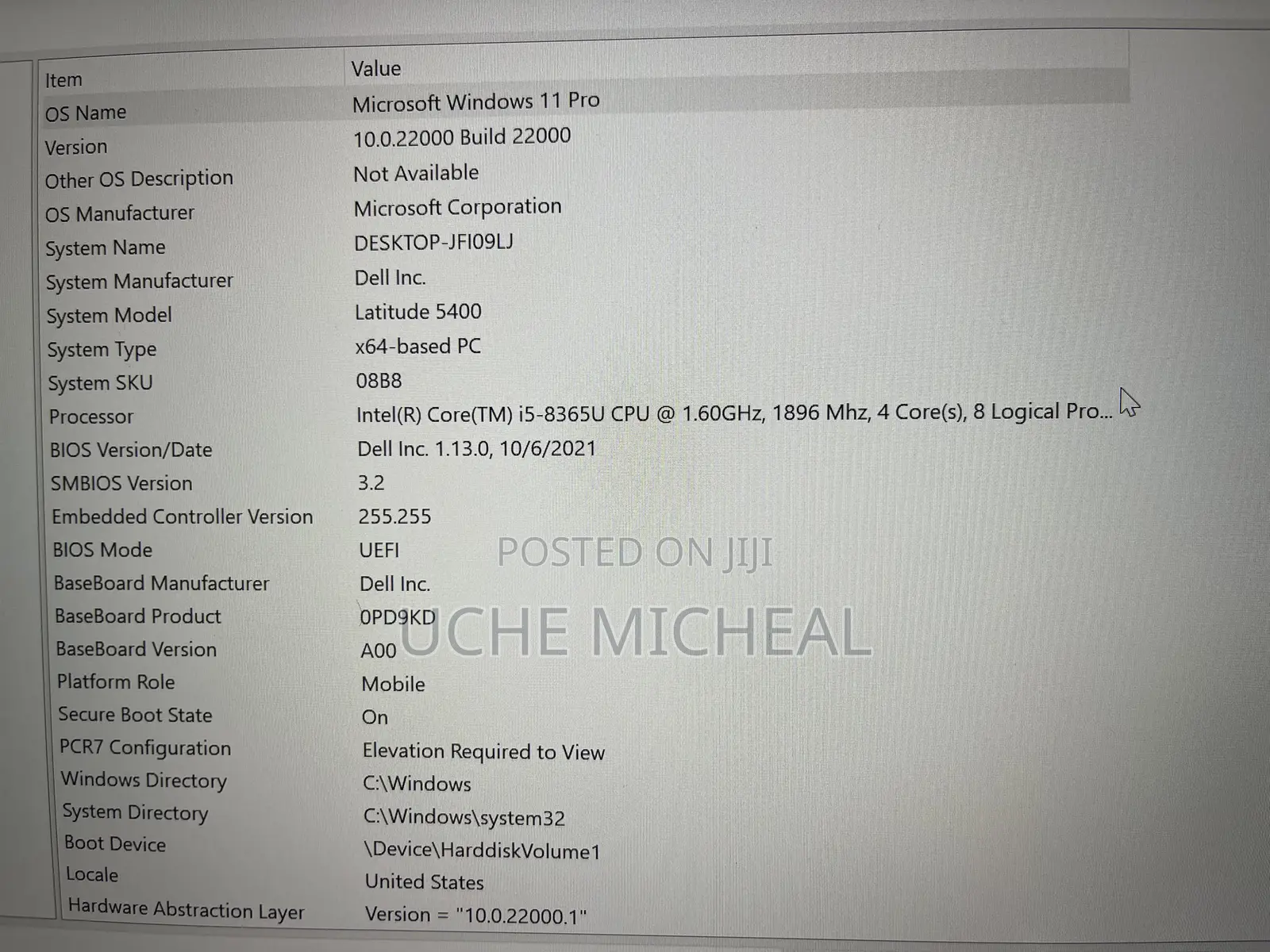 Laptop Dell Latitude 5400 8GB Intel Core i5 SSD 256GB