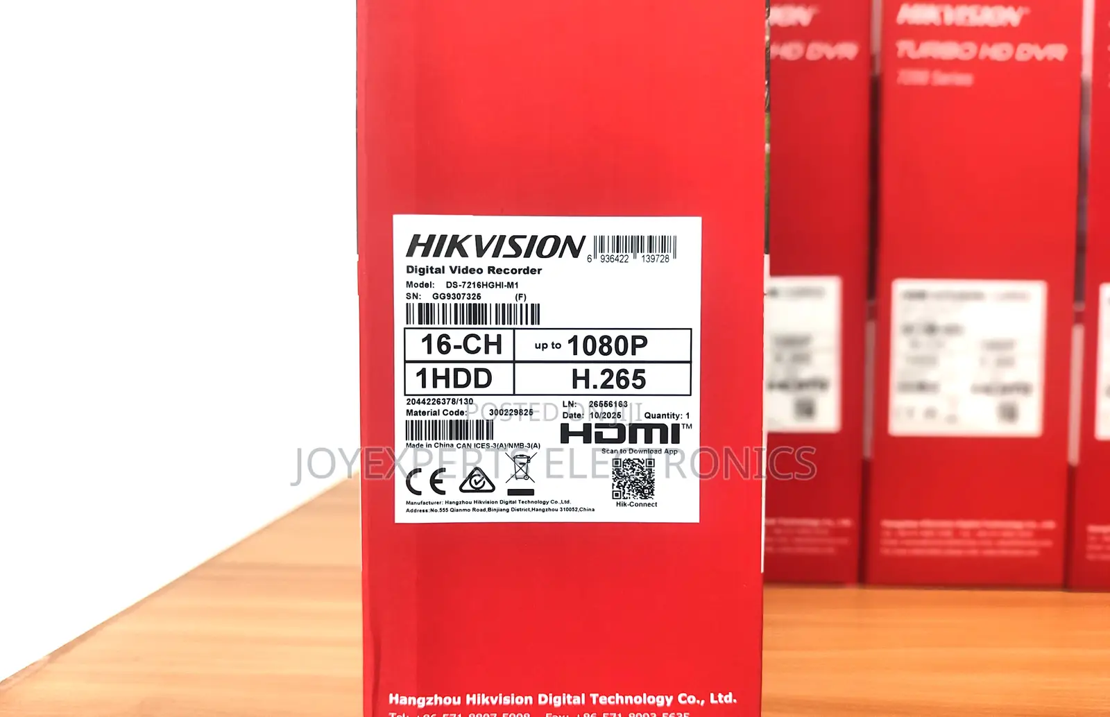 16 Channel Turbo Hd DVR (1080p H.265 Pro+) Ds-7216hghi-M1