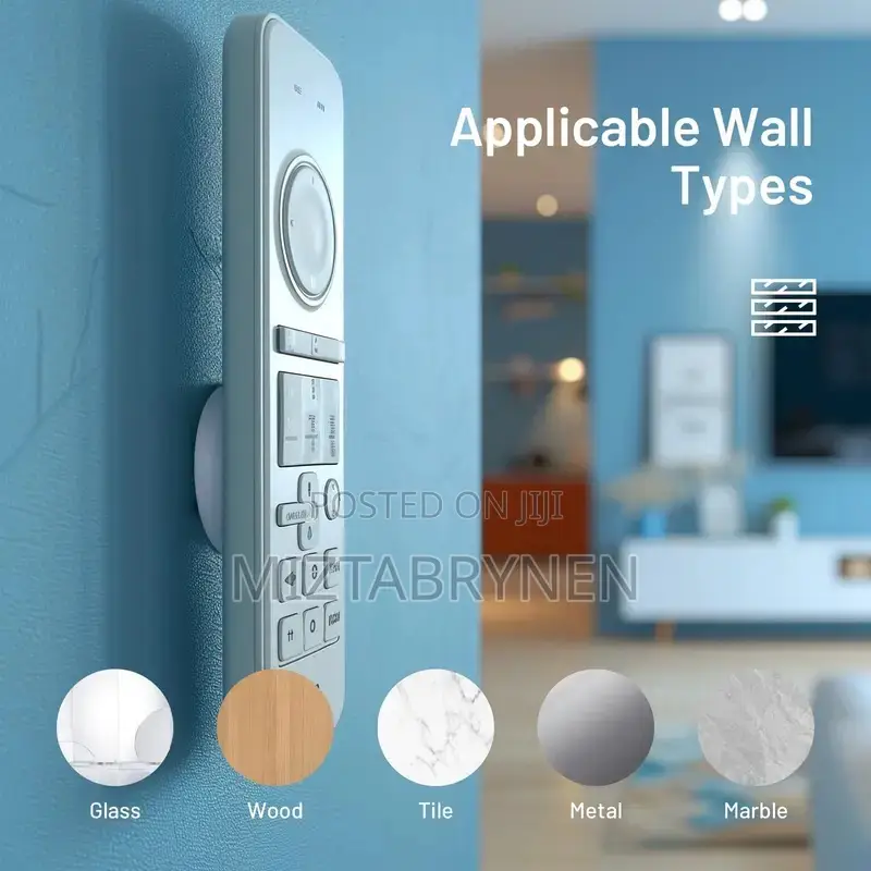 Magnetic Remote Control Holder - White