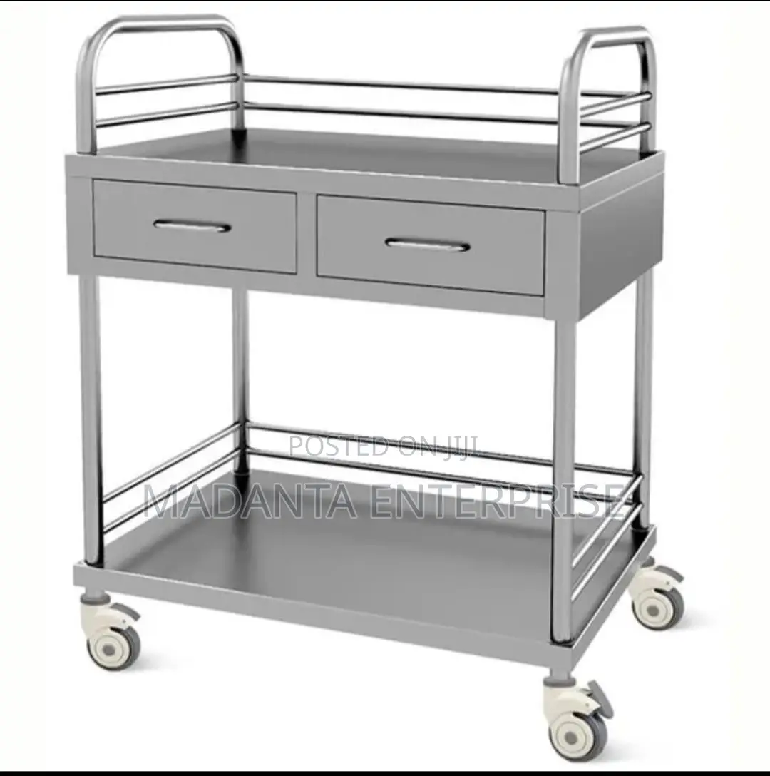 Medical Trolley With 2 Drawers