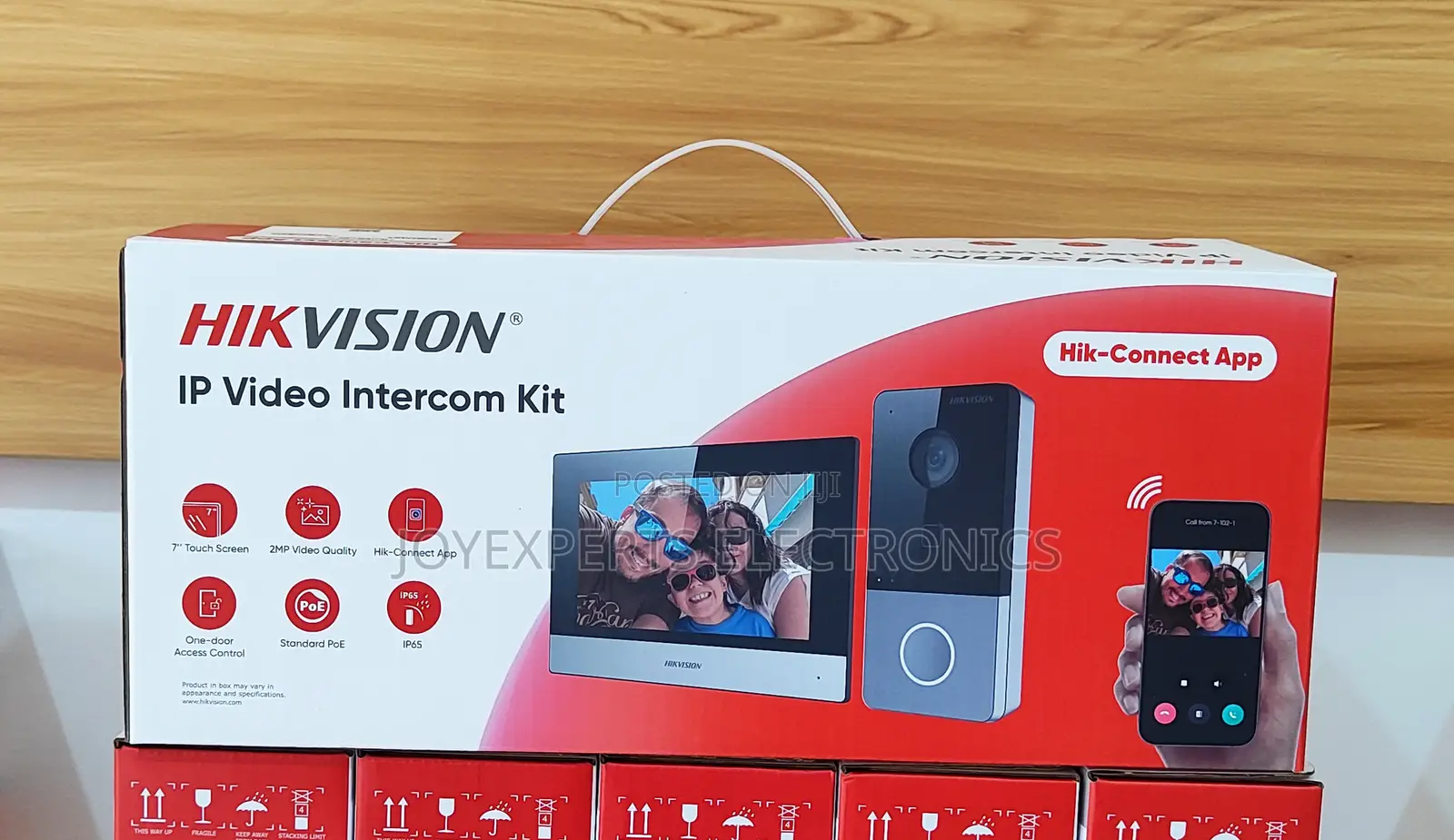 Ip Video Intercom Kit (Wireless Doorbell + Touchscreen)Ds-Kis603-P(c)