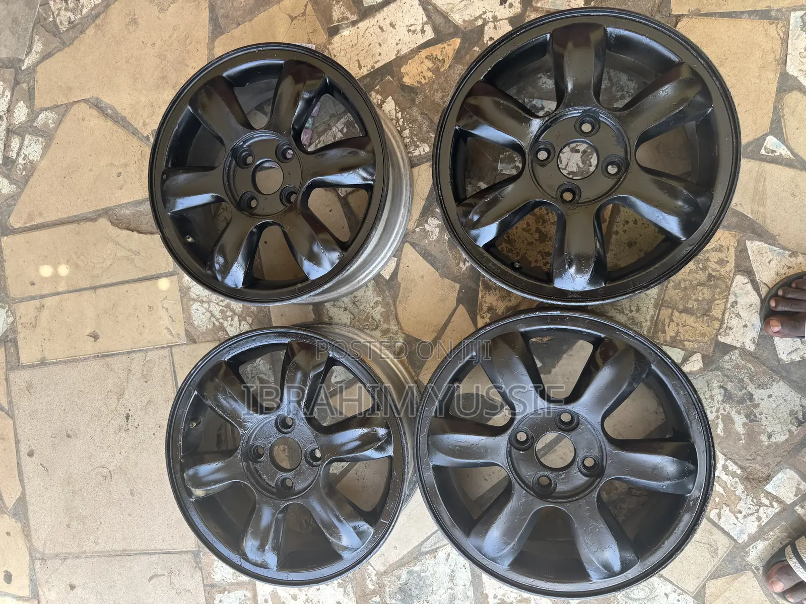 Rim 15 4holes Black