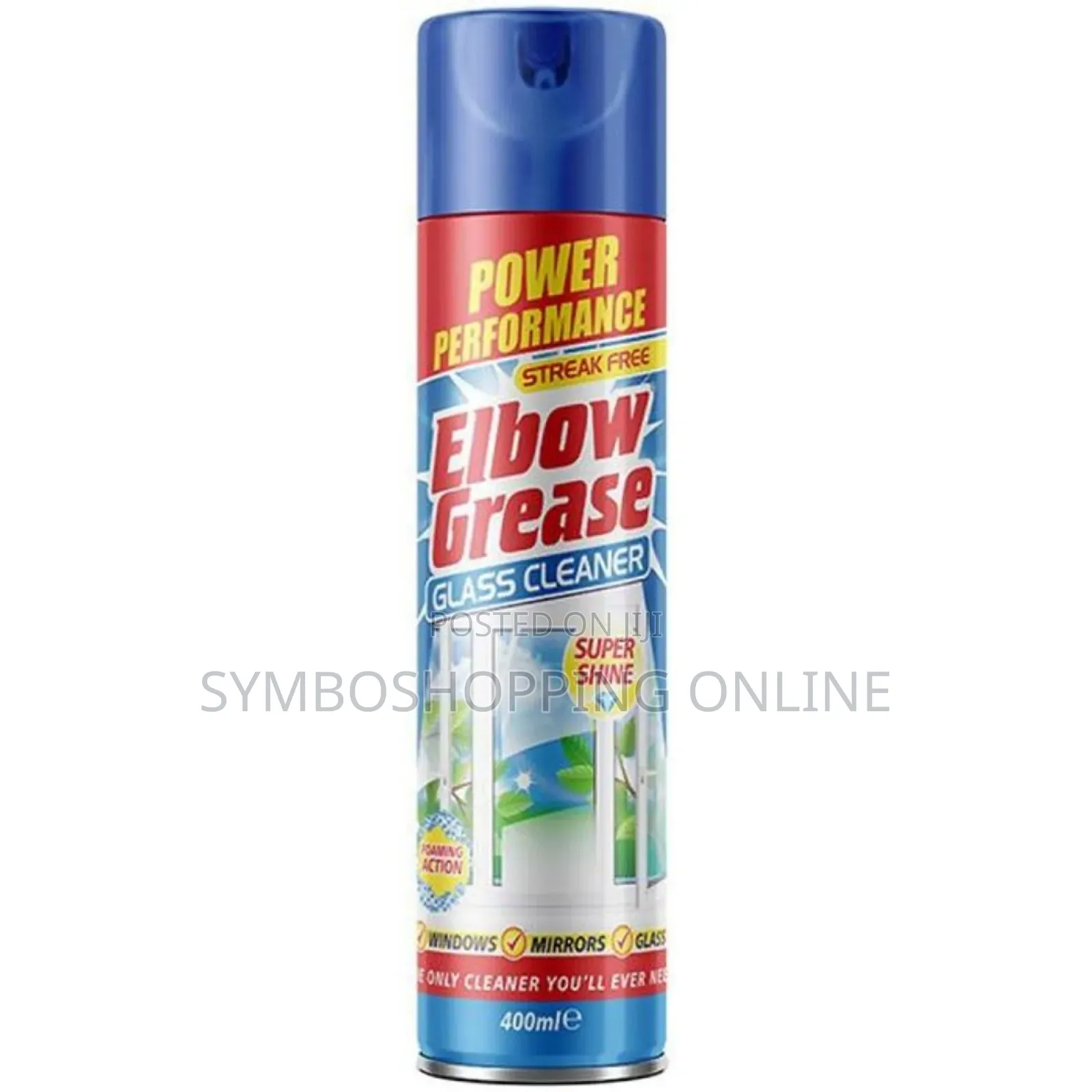 Elbow Grease Glass Cleaner Aerosol 400ml