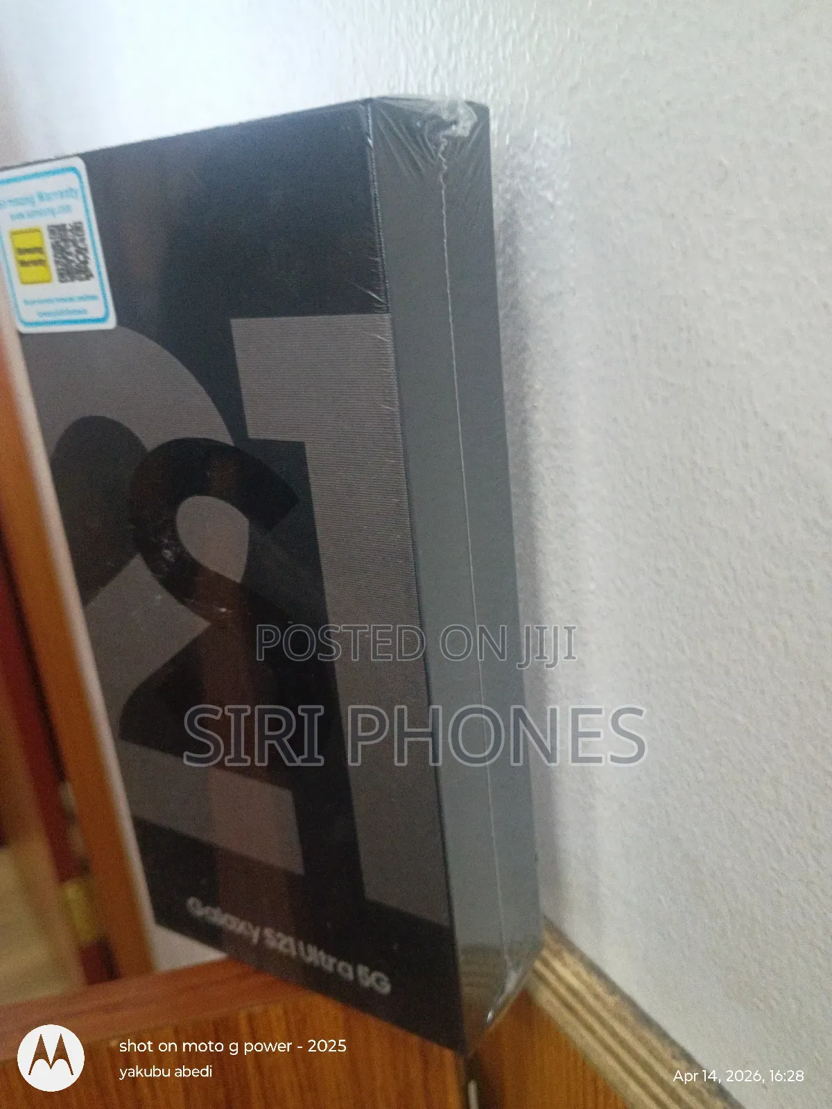 New Samsung Galaxy S21 Ultra 5G 256 GB Black