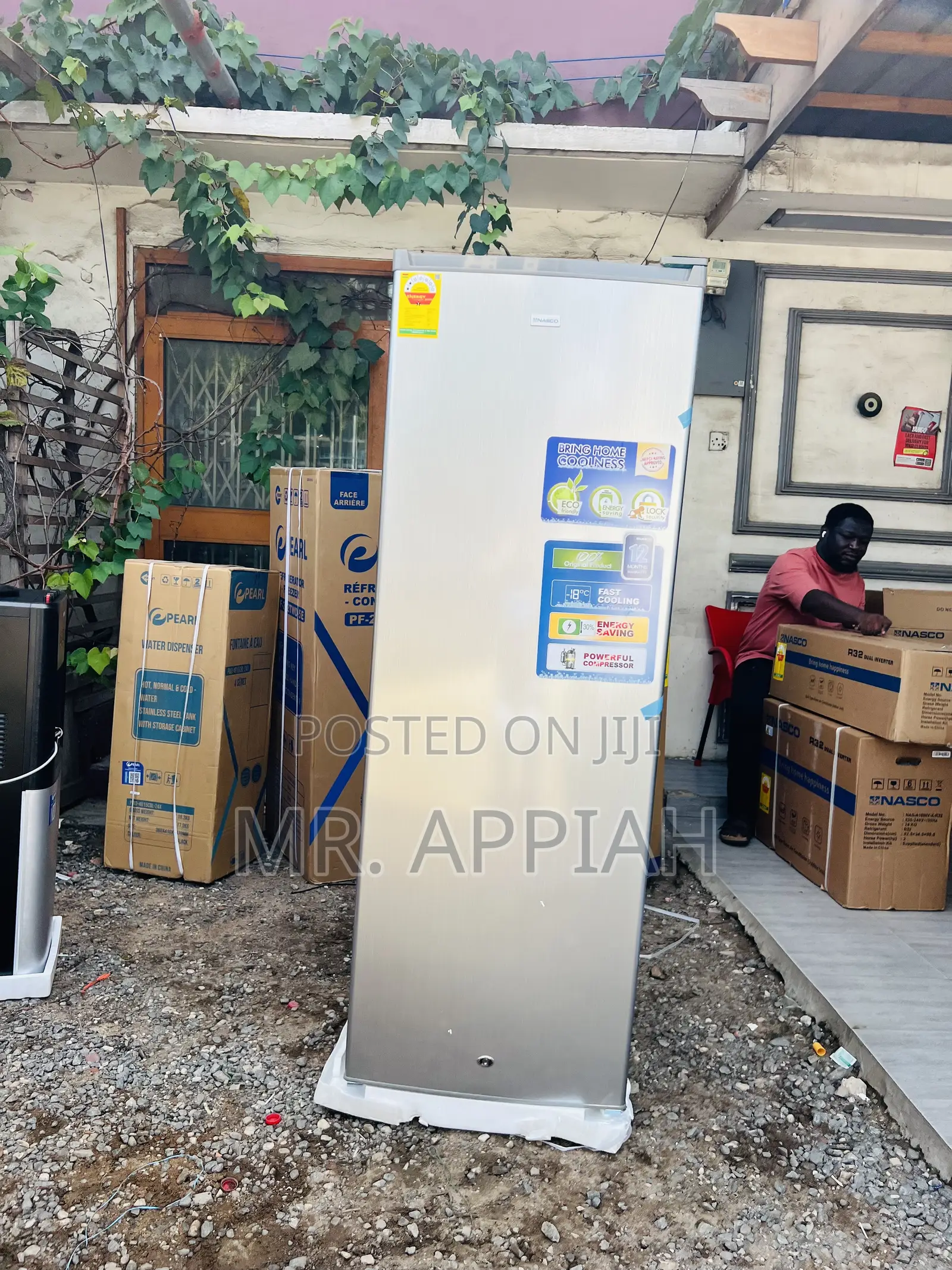 Order Nasco 242liters Single Door Upright Freezer(Nasd1-33).
