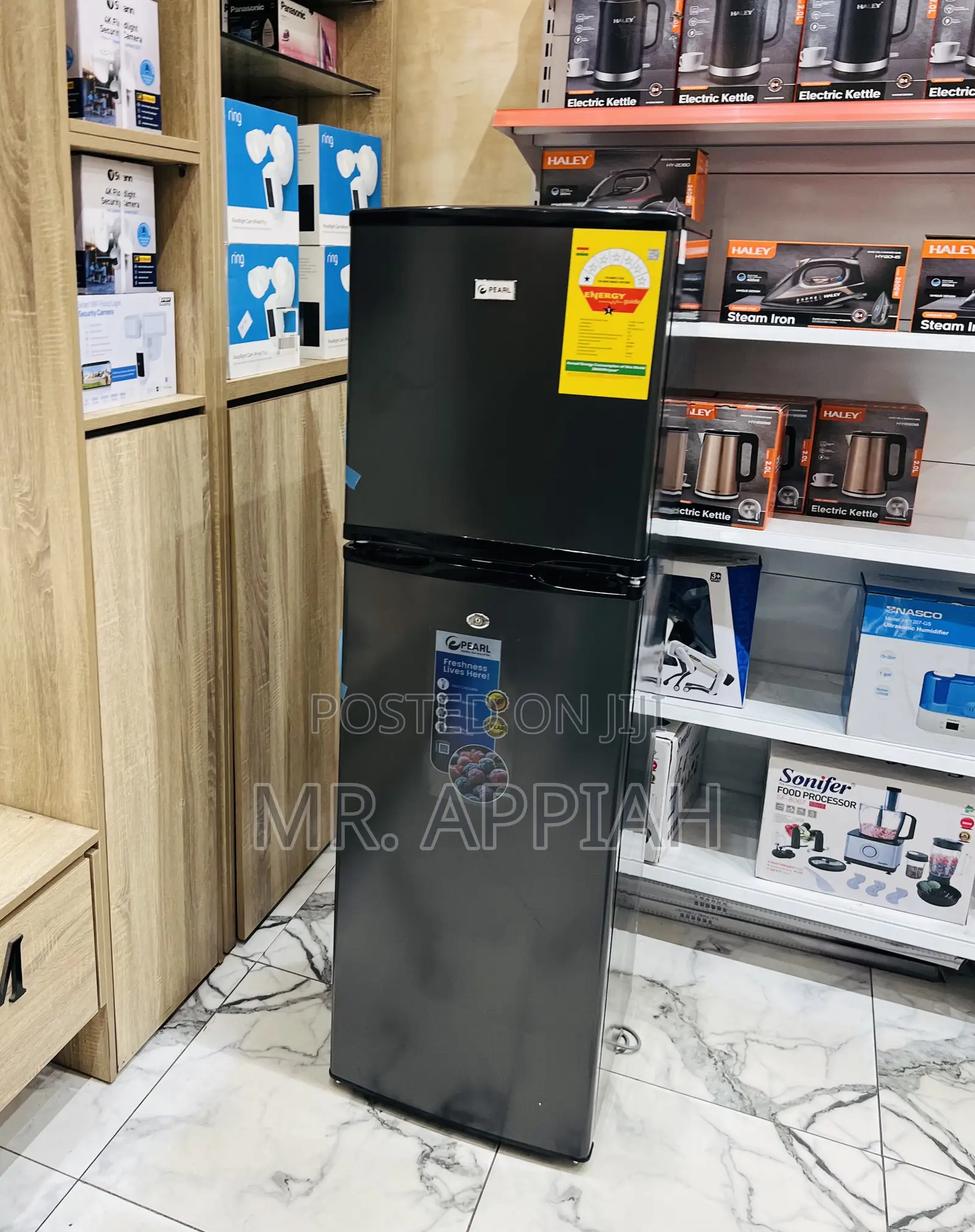 Latest and Affordable Pearl Fridge(Pf-262tix)2 Door,Dark Gray 